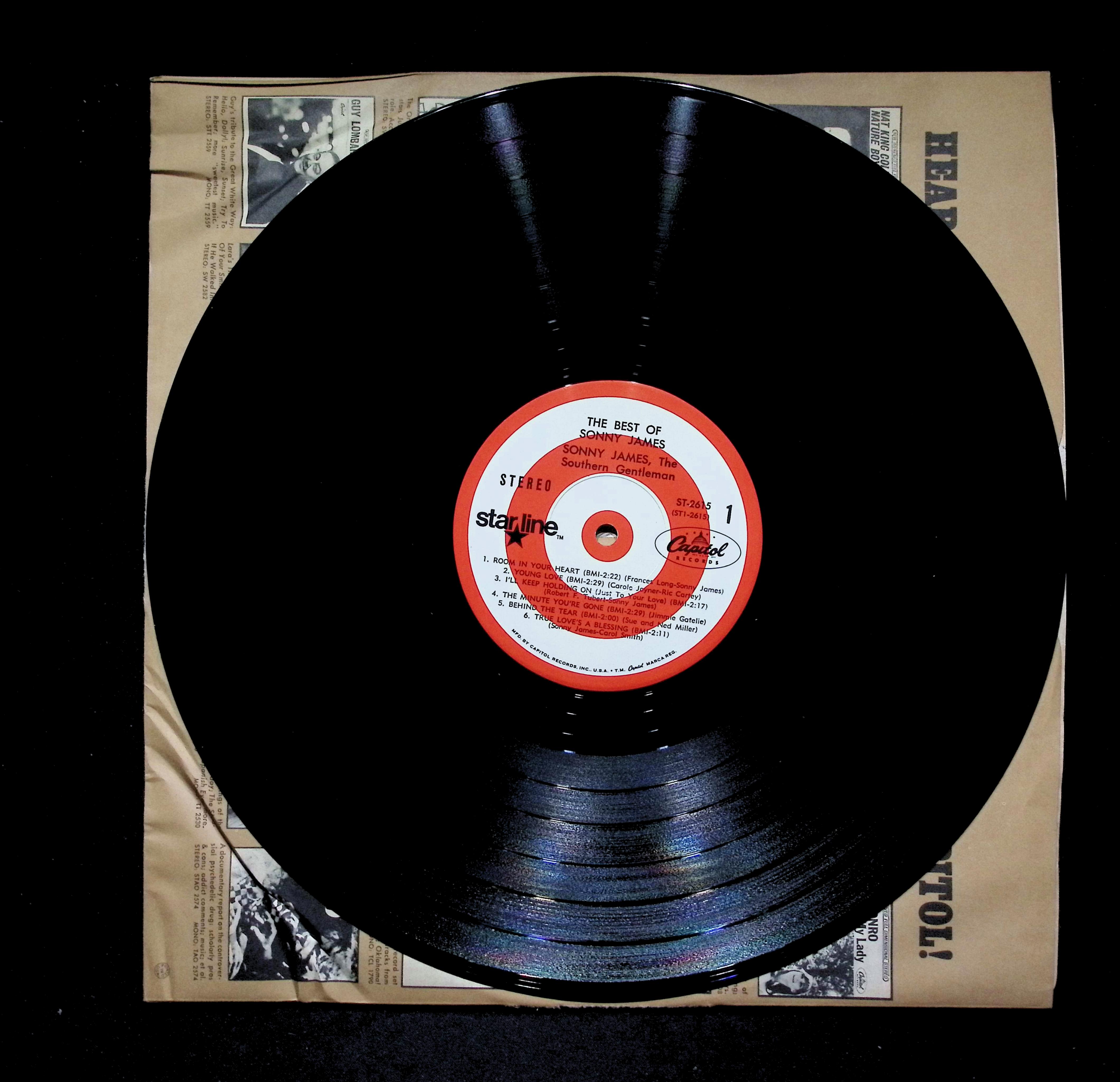 Sonny James - The Best Of Sonny James (1967) ST 2615 Vinyl LP — image 4