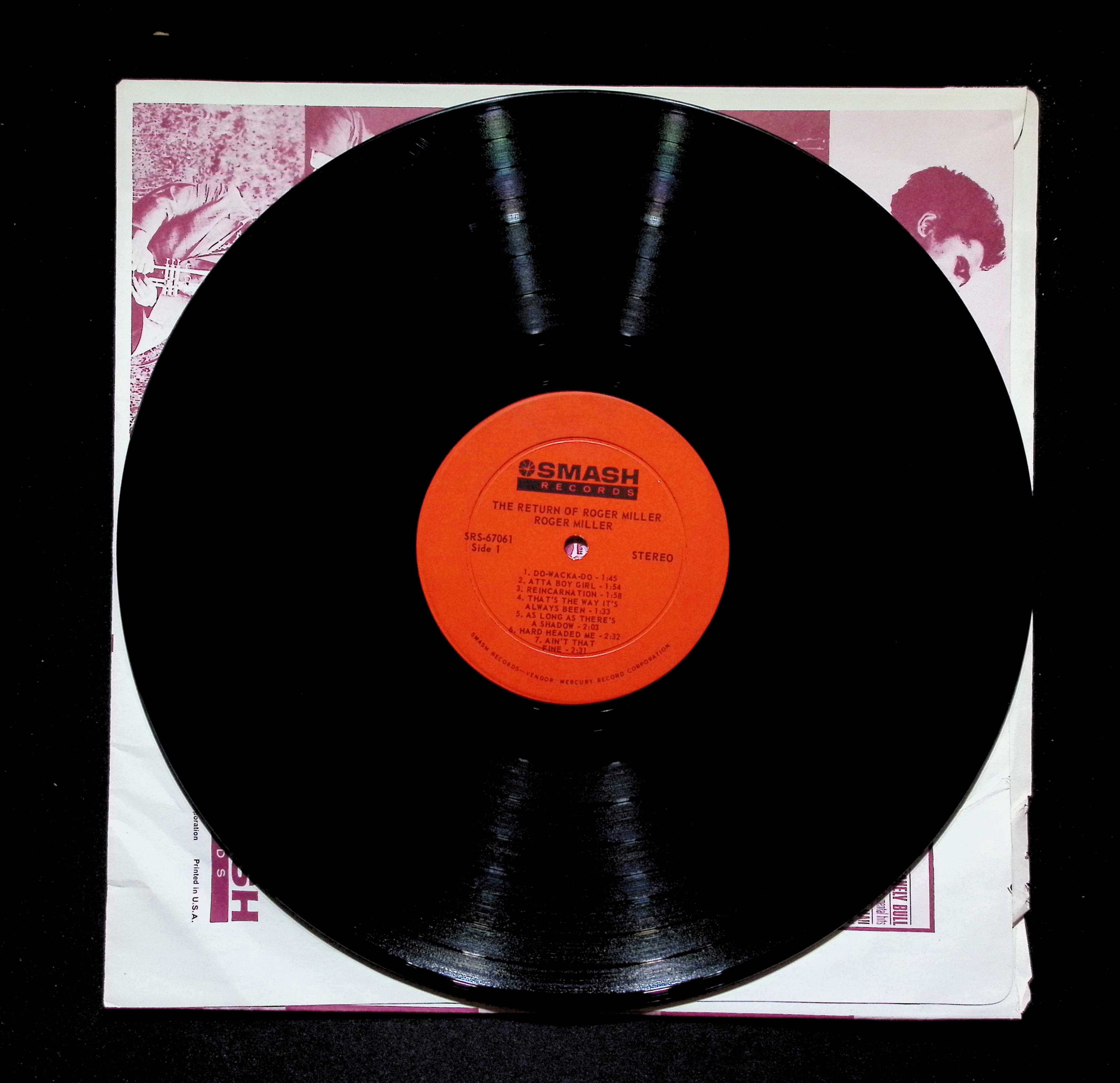 Roger Miller - The Return Of Roger Miller SRS 67061 Vinyl LP — image 5