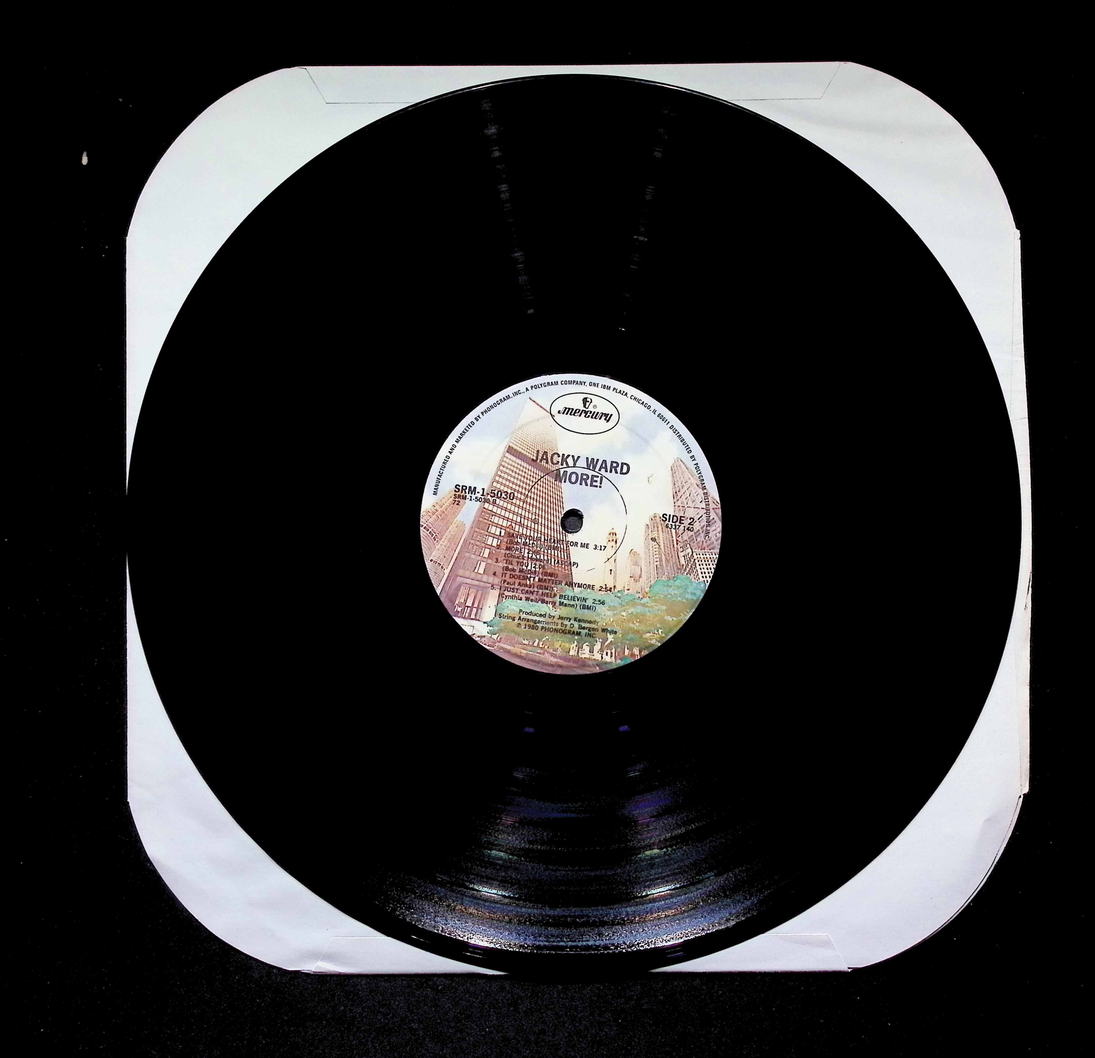 Jacky Ward - More! (1980) Vinyl LP Record - Mercury SRM-1-5030 - VG+ — image 4