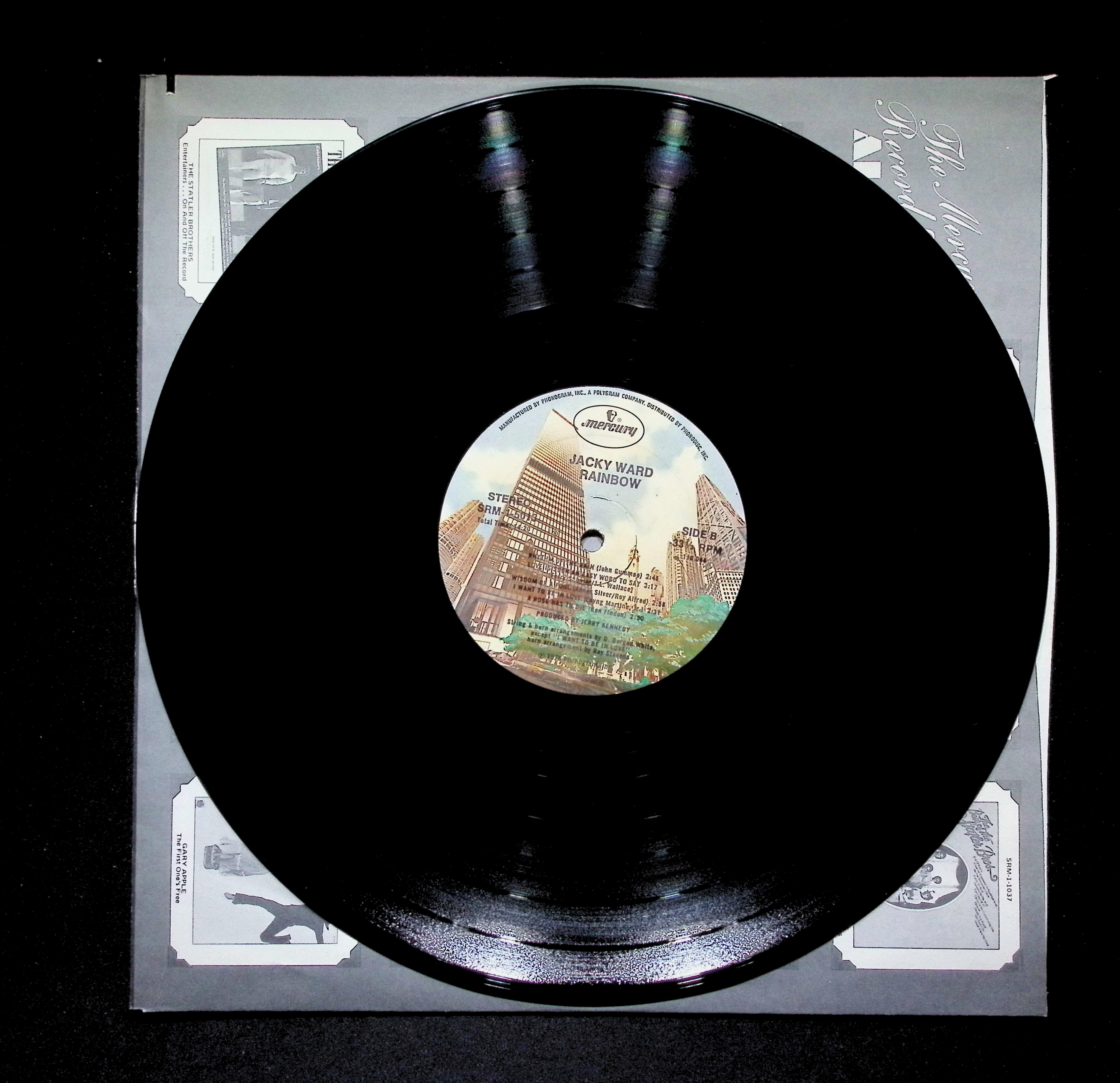 Jacky Ward Rainbow 1978 Vinyl LP SRM-1-5013 Mercury Country — image 5