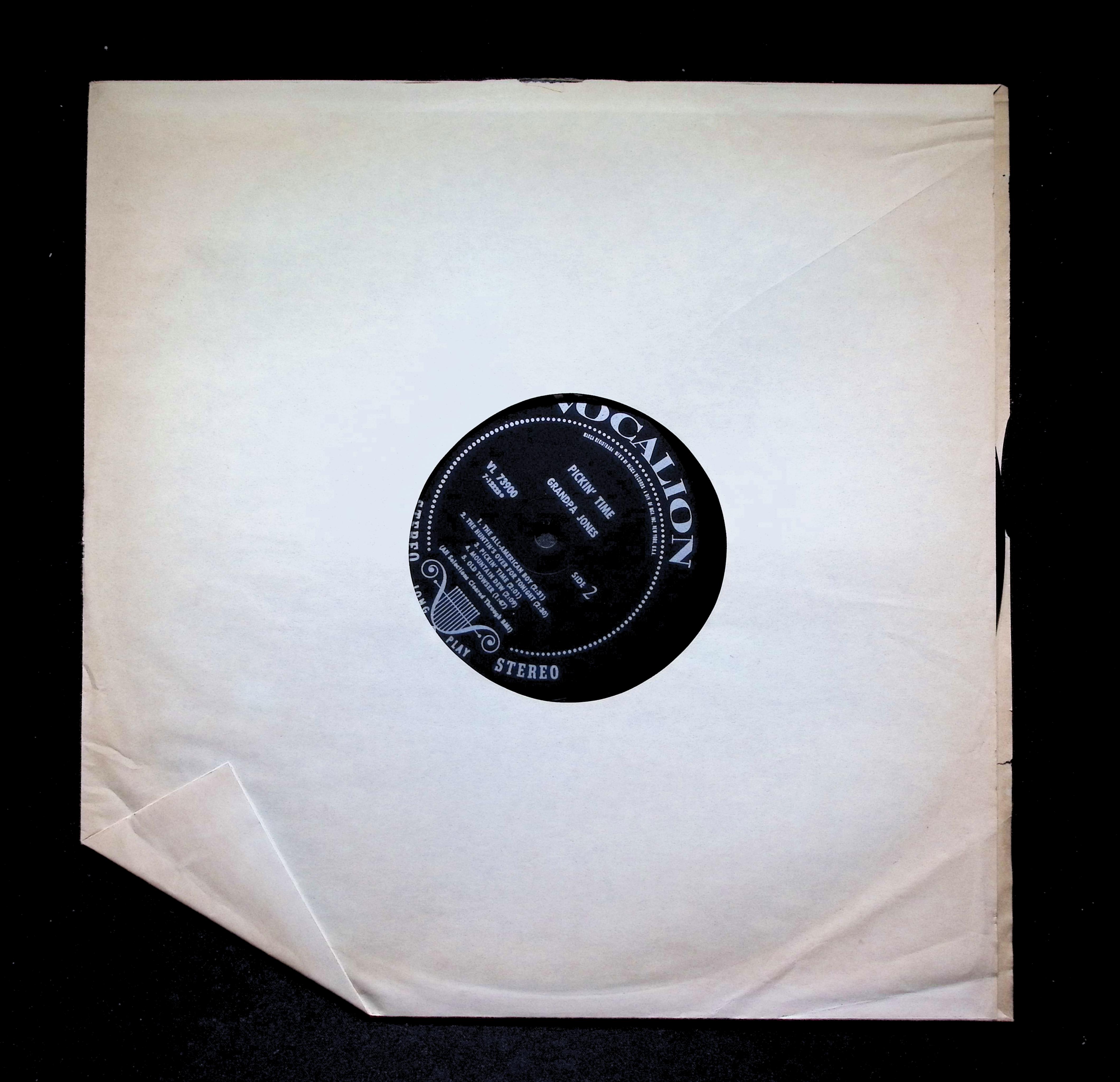 Grandpa Jones - Pickin' Time (1970) VL 73900 Vinyl LP — image 3