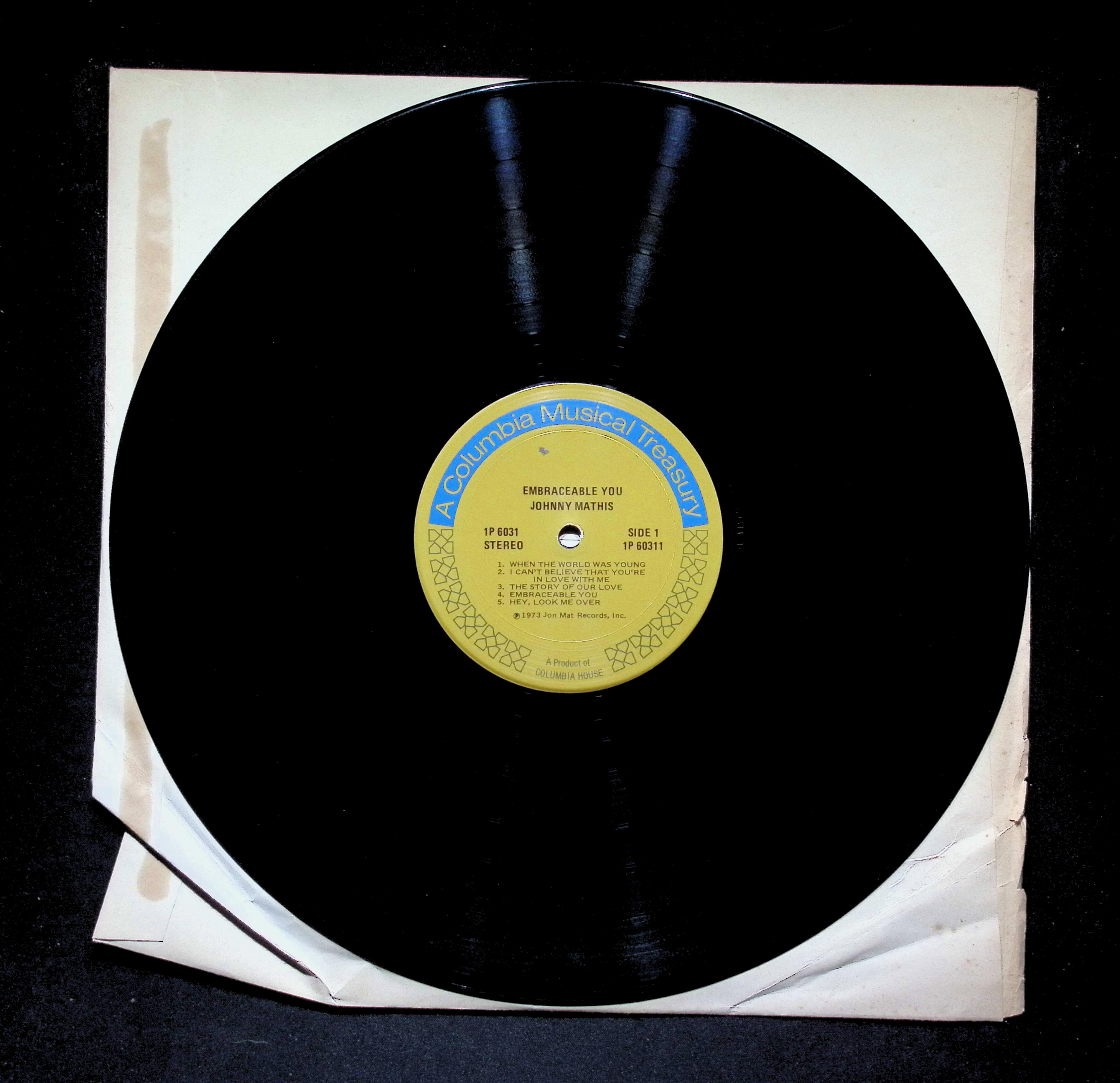 Johnny Mathis - Embraceable You (1973) 1P 6031 Vinyl LP — image 5