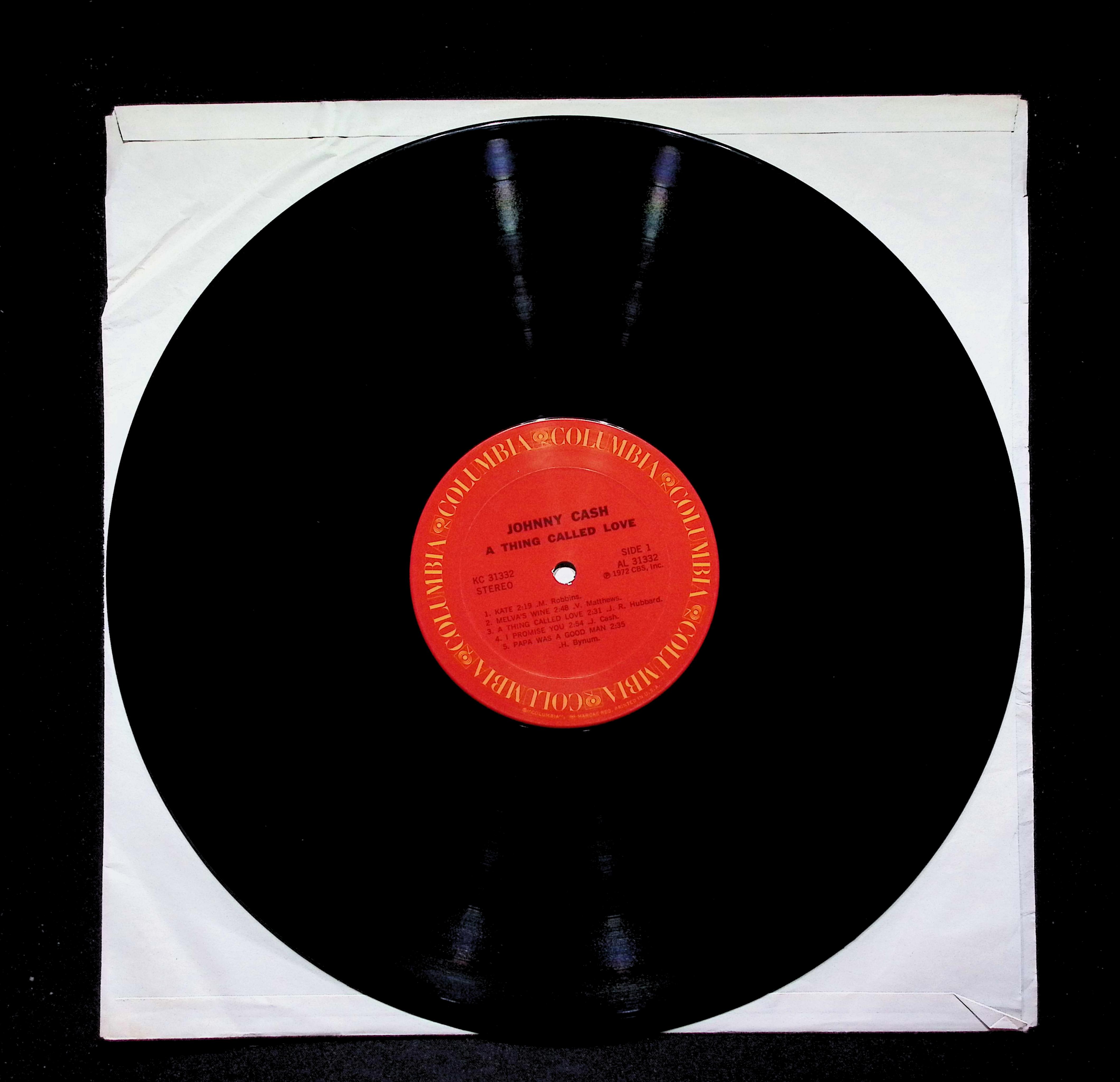 Johnny Cash - A Thing Called Love (1972) KC 31332 Vinyl LP — image 4