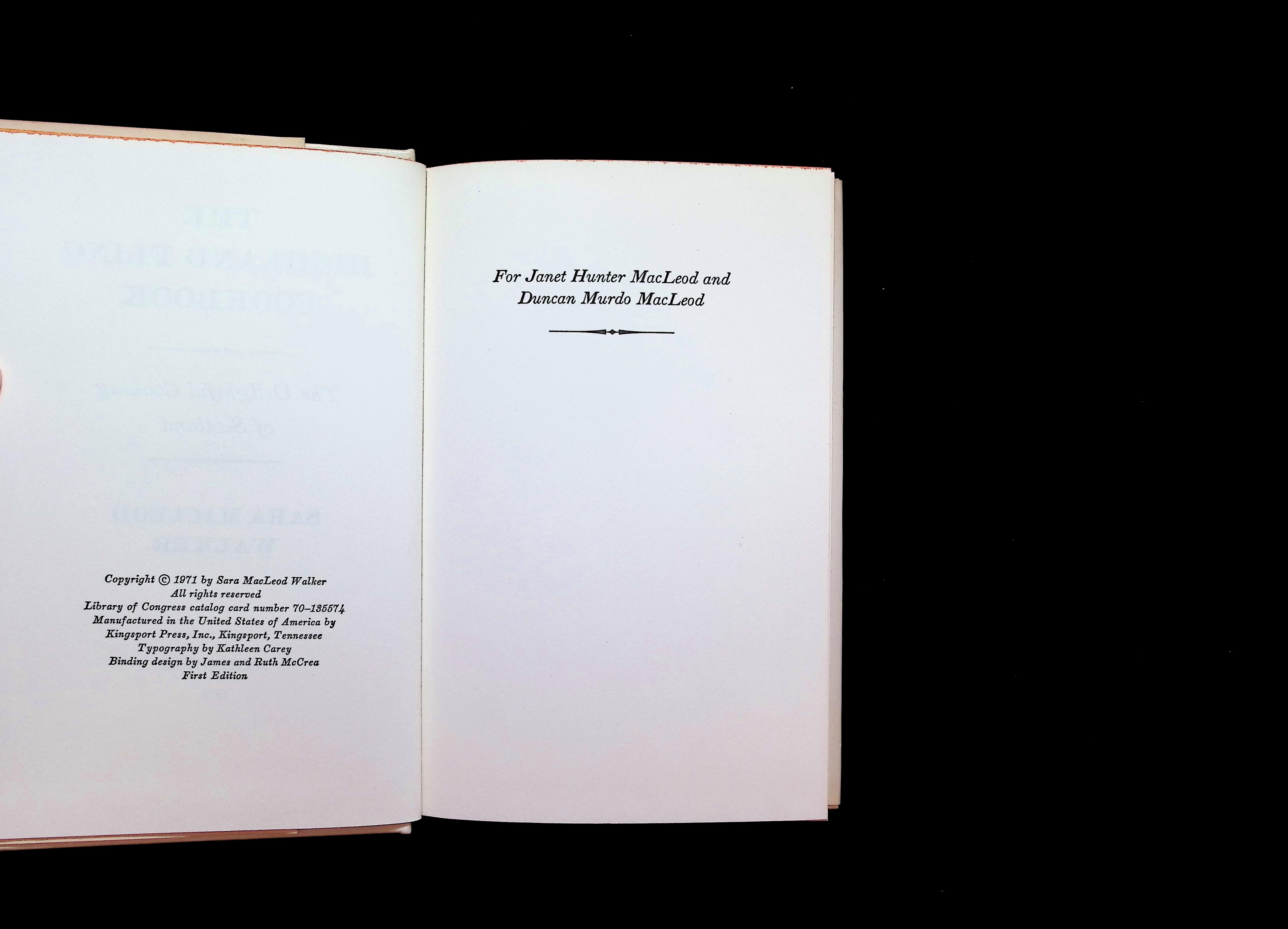 Sara Walker's Highland Fling Cookbook — image 3