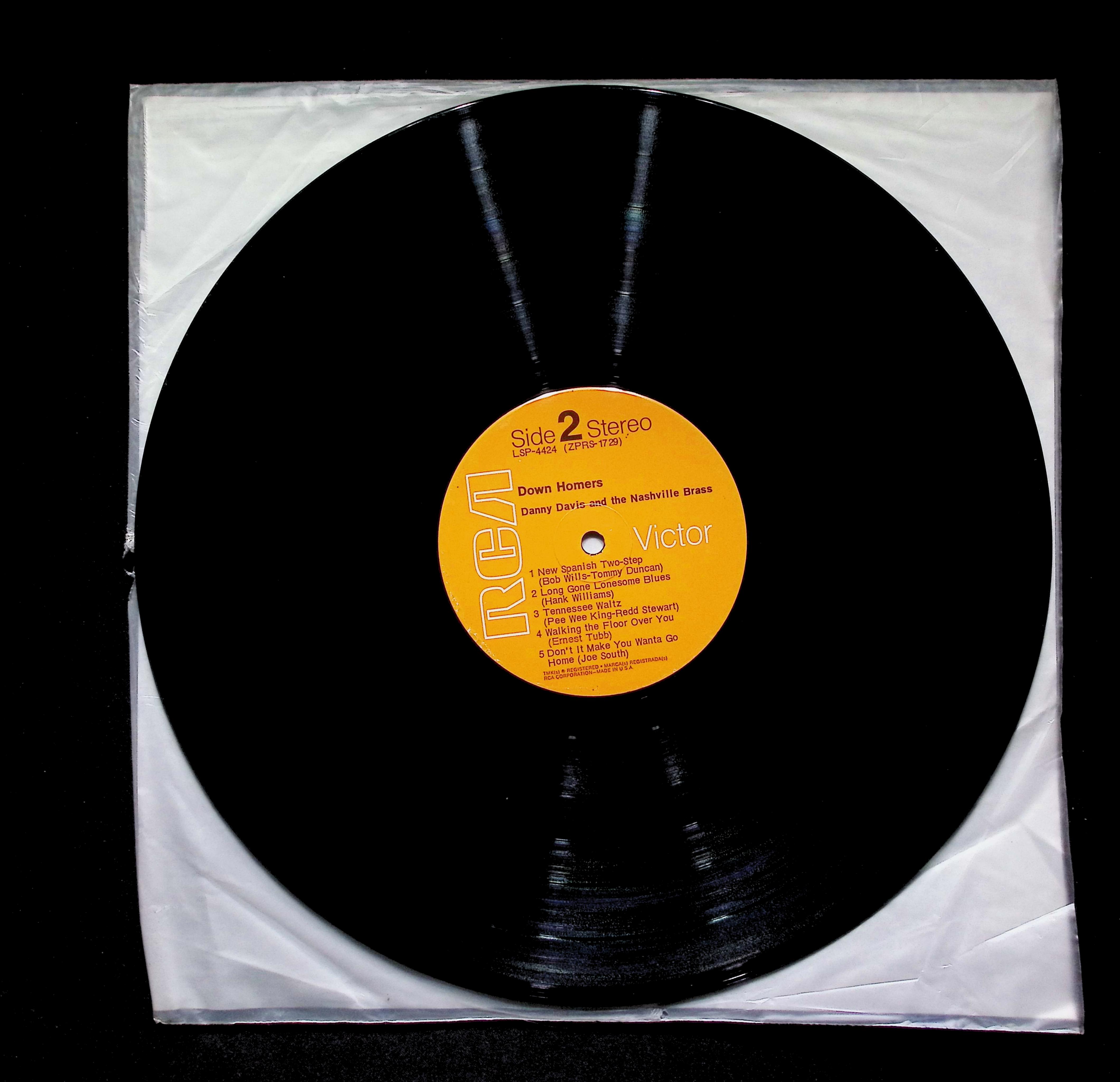 Danny Davis & The Nashville Brass - Down Homers (1970) LSP-4424 LP — image 4