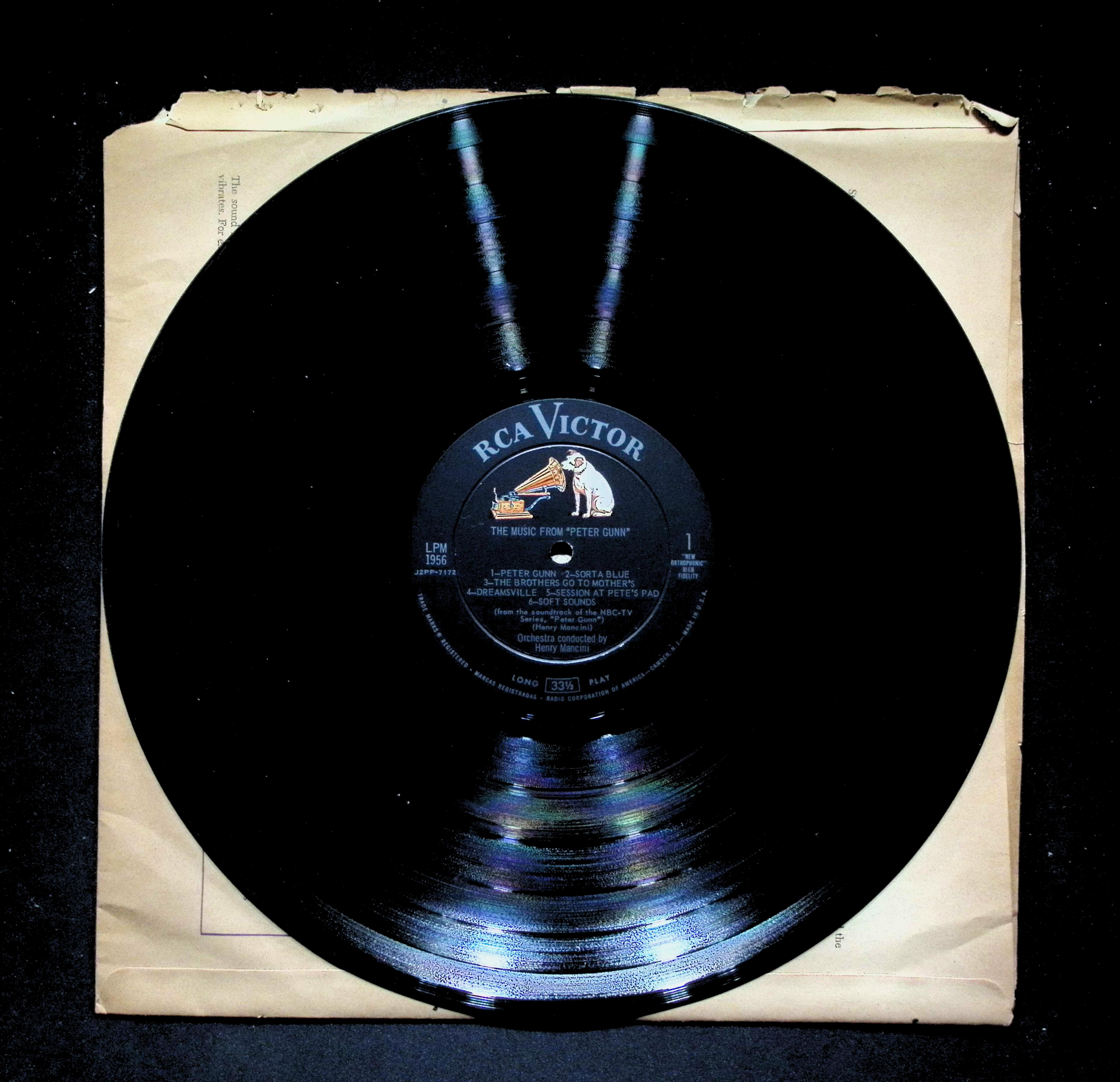 Henry Mancini - The Music From Peter Gunn (1959) LPM-1956 LP Vinyl — image 4