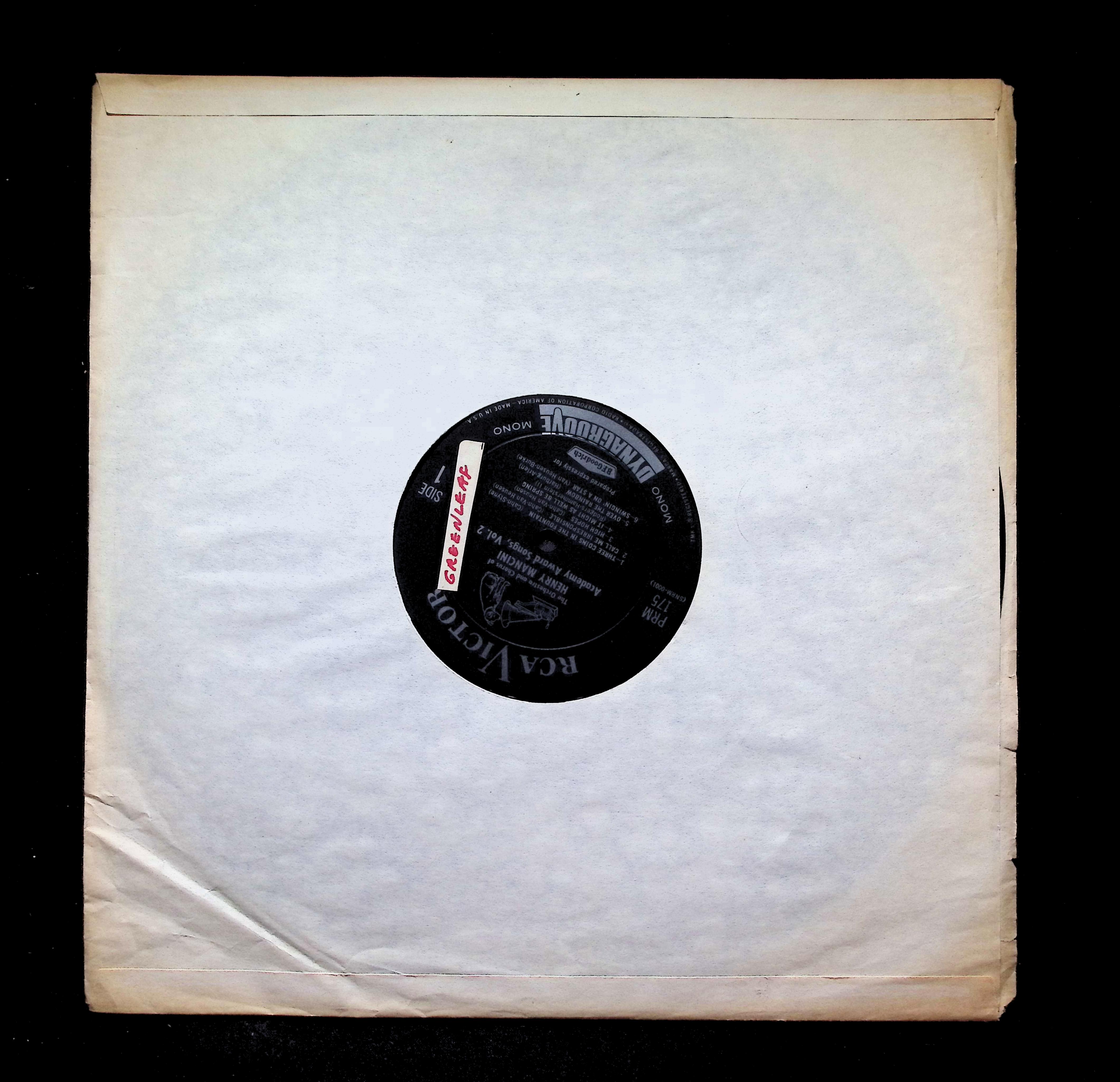 Henry Mancini - 12 Great Oscar Winners Volume 2 (1965) PRM-175 LP Vinyl — image 3