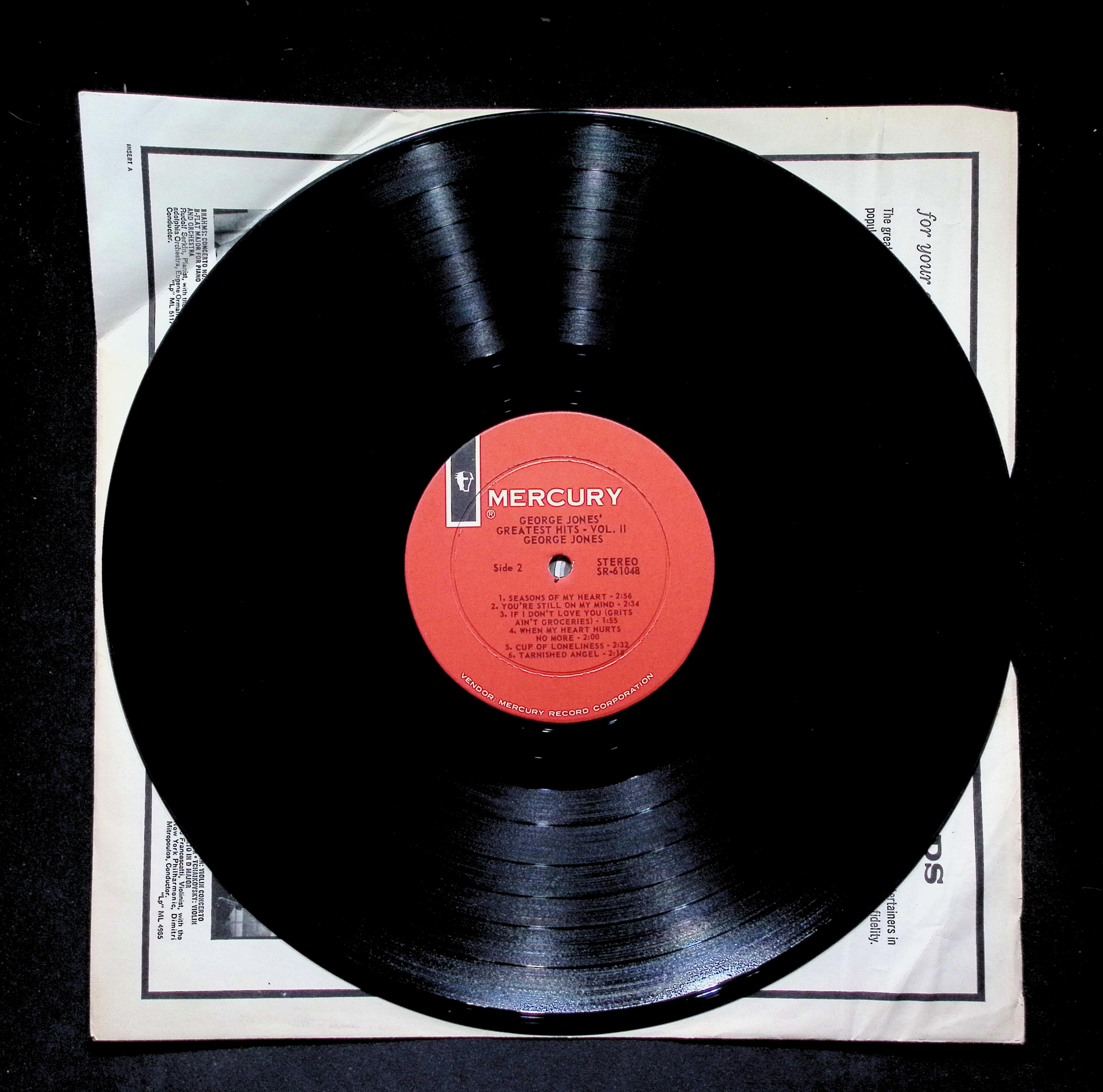 George Jones - Greatest Hits SR-61048 Vinyl LP — image 5