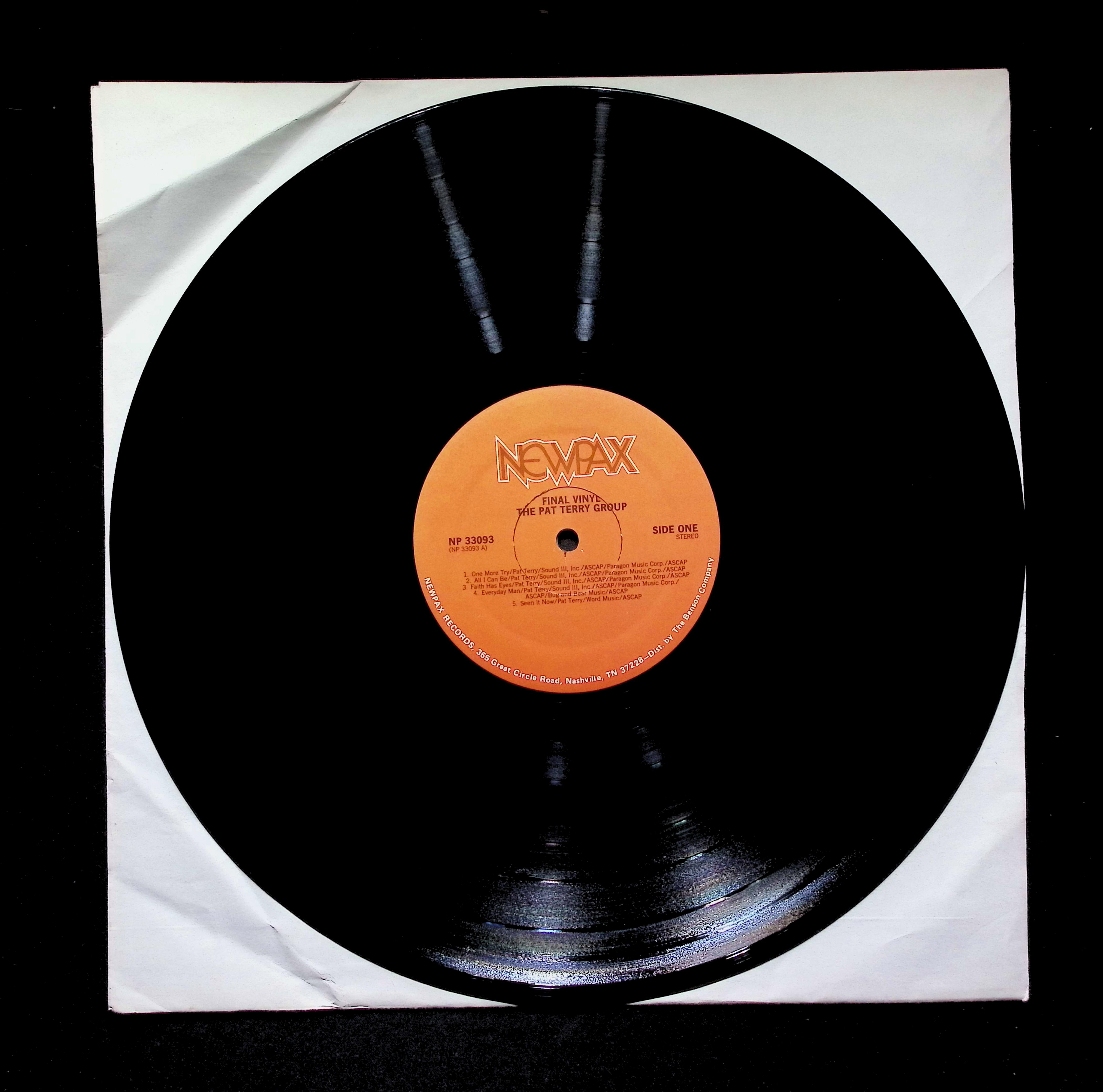 The Pat Terry Group - Final Vinyl (1980) NP 33093 Vinyl LP — image 5