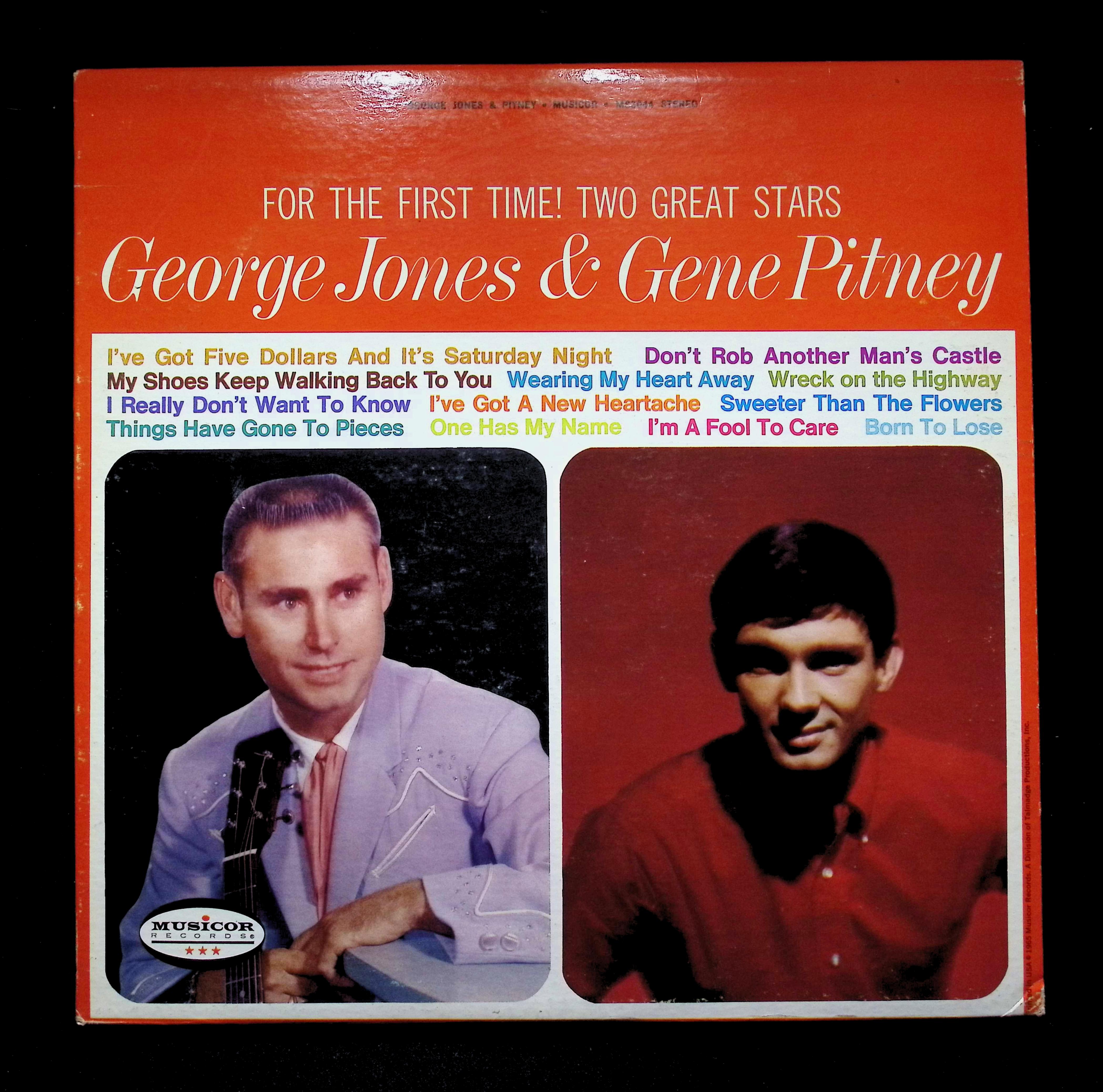 George Jones (2) - George Jones & Gene Pitney (1965) MS 3044 Vinyl LP