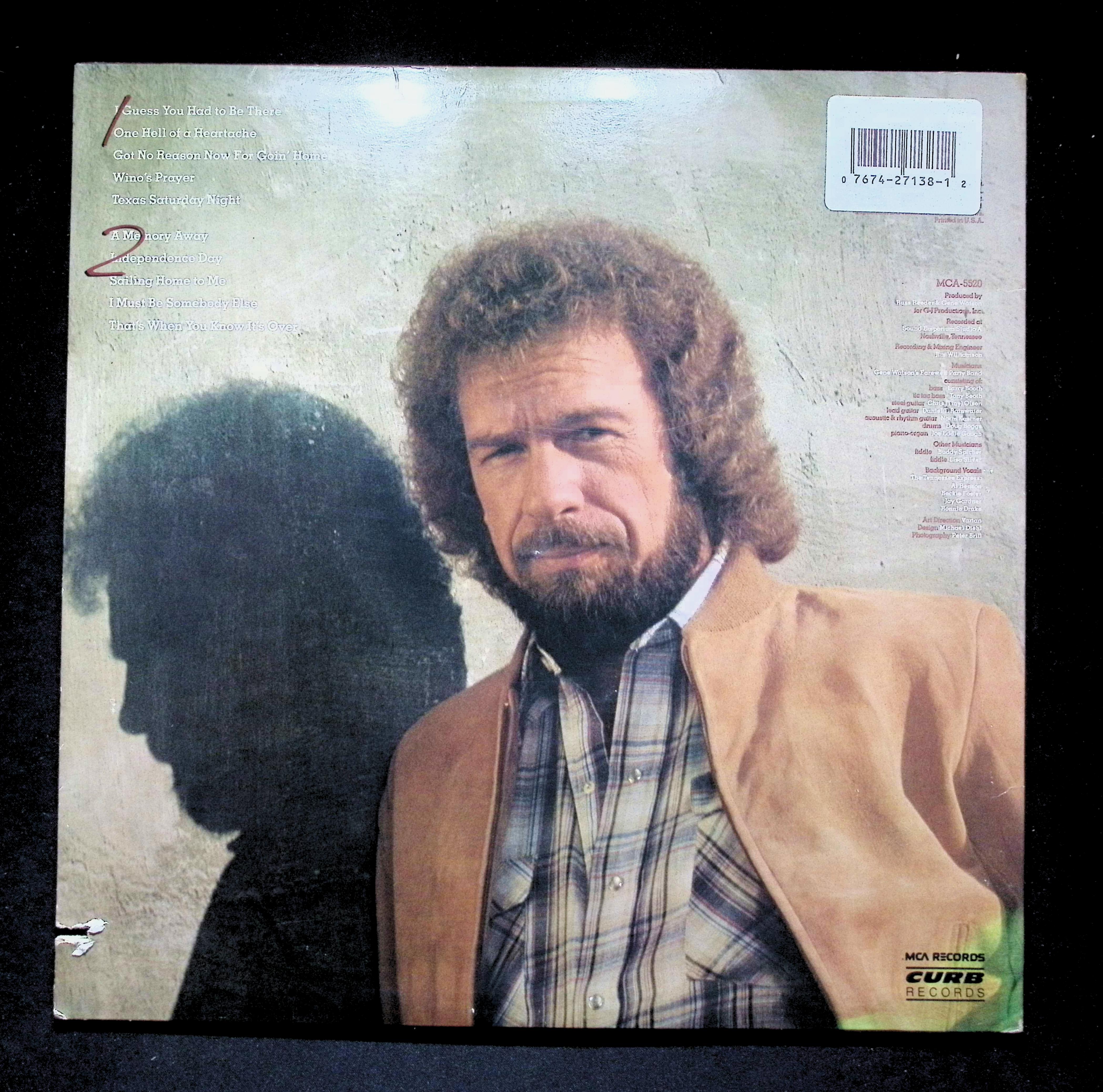 Gene Watson - Heartaches, Love & Stuff (1984) MCA-5520 Vinyl LP — image 2