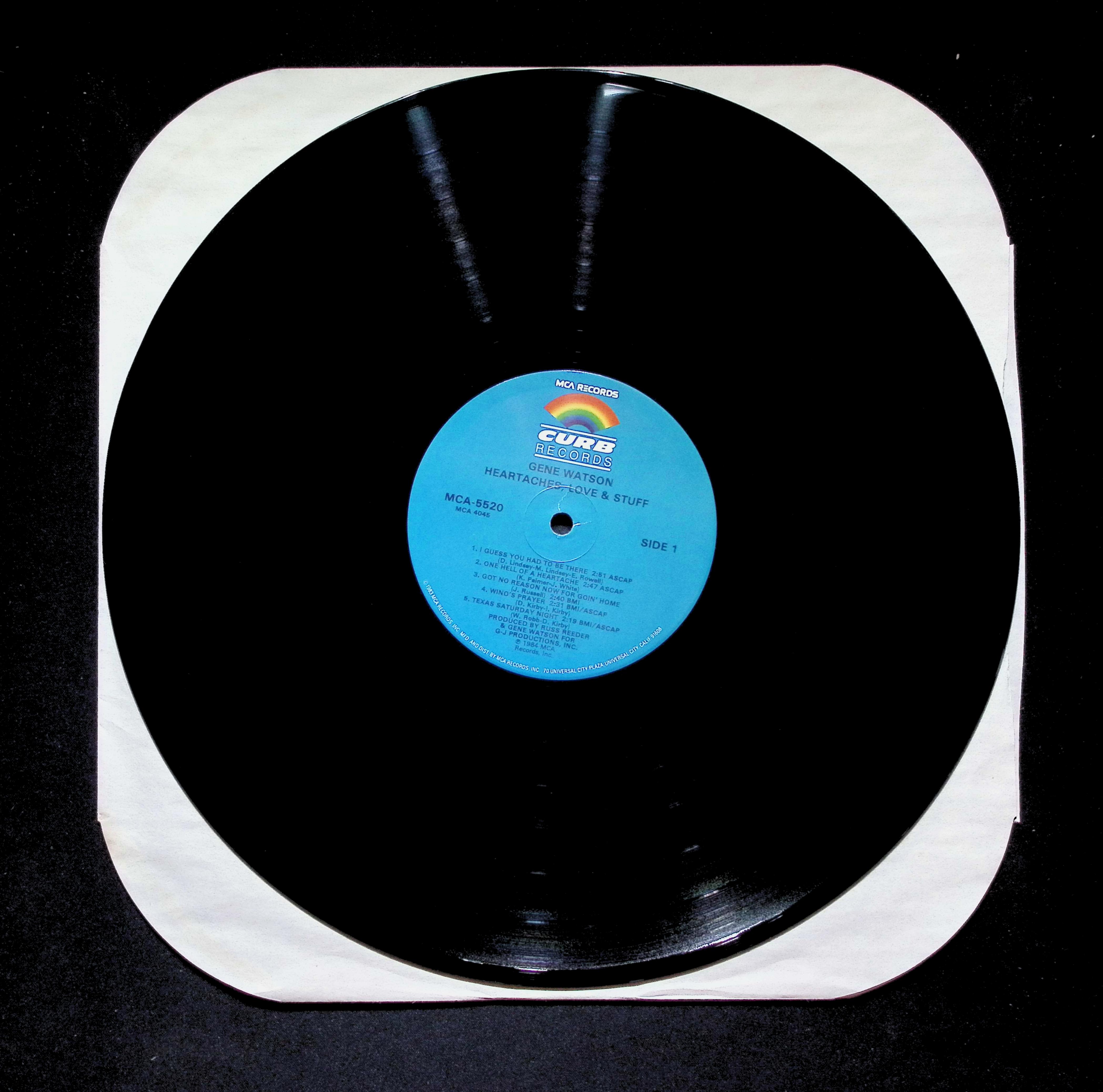 Gene Watson - Heartaches, Love & Stuff (1984) MCA-5520 Vinyl LP — image 4