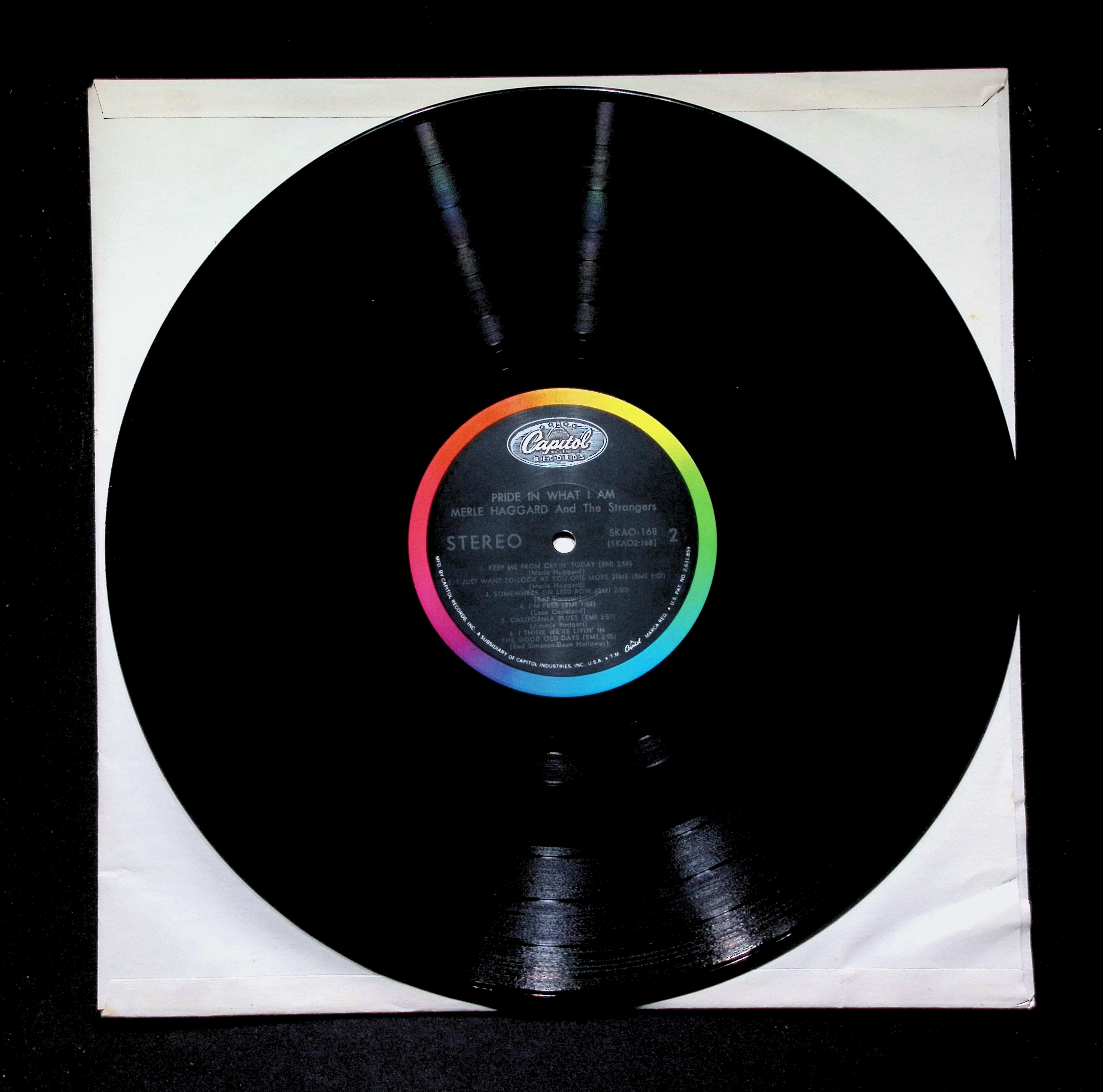 Merle Haggard - Pride In What I Am (1969) SKAO-168 Vinyl LP — image 5