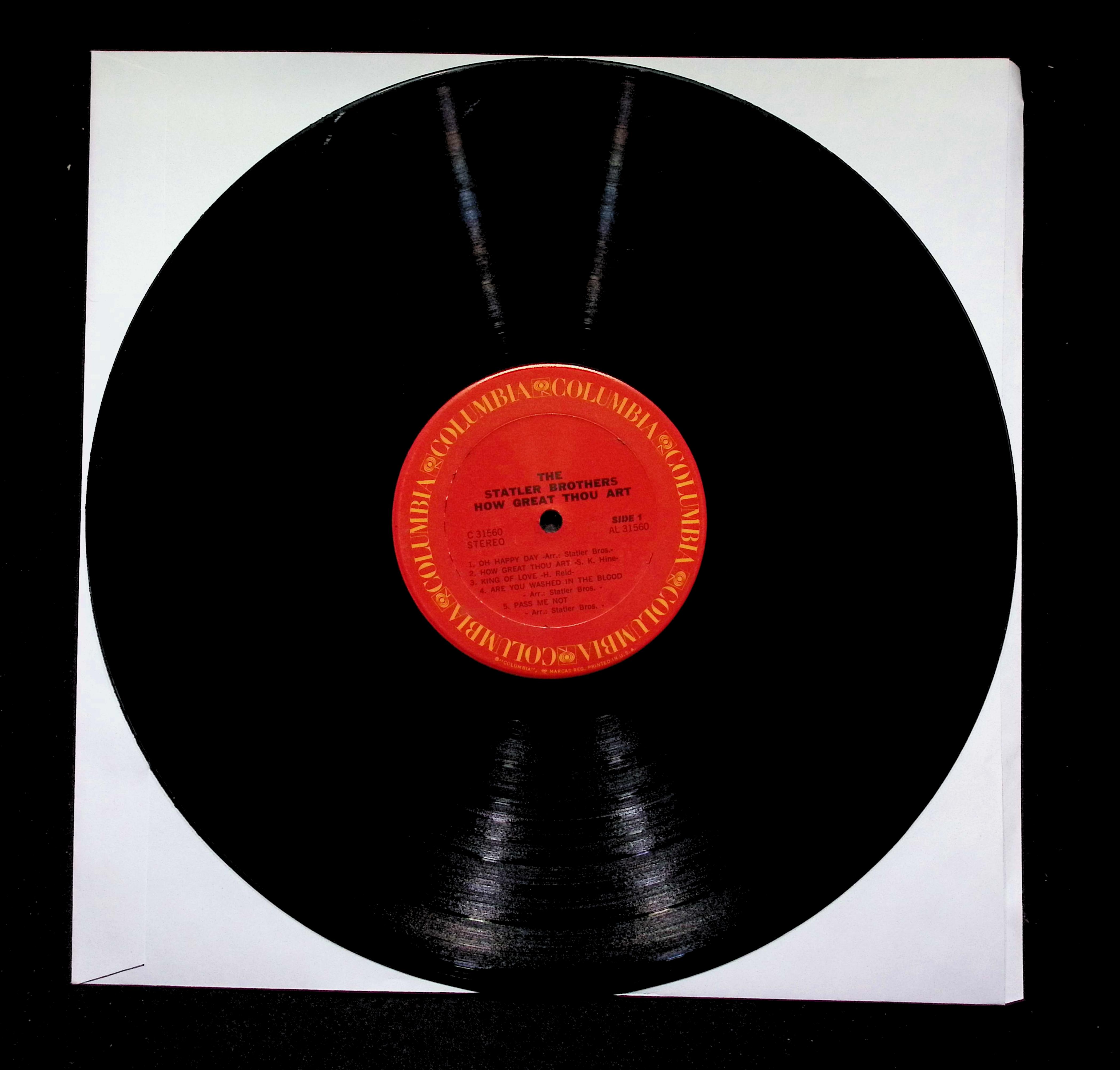 The Statler Brothers How Great Thou Art LP 1972 31560 Folk, World, & Country — image 4