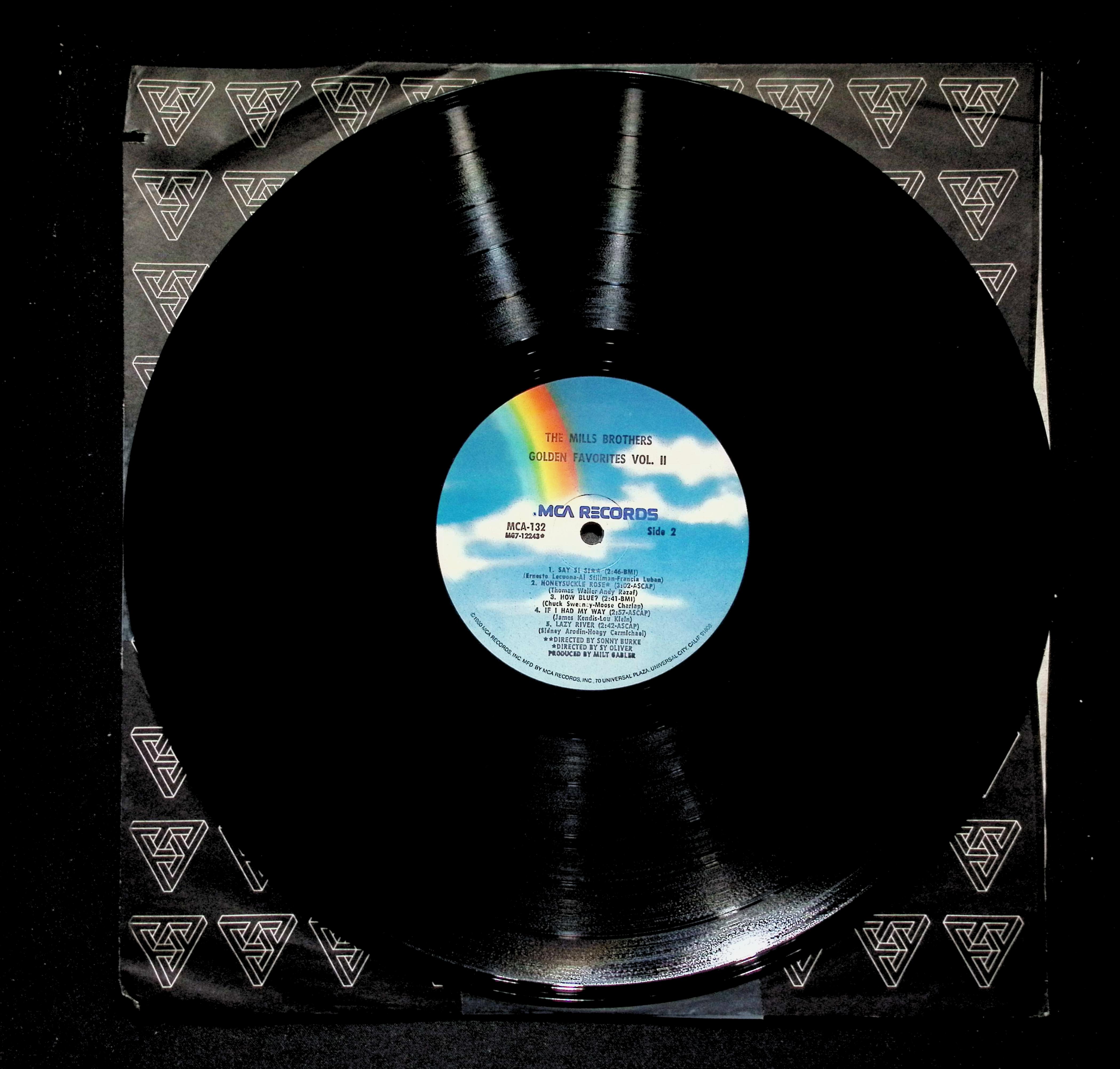 The Mills Brothers Golden Favorites Vol. 2 LP 1973 MCA-132 Jazz — image 4