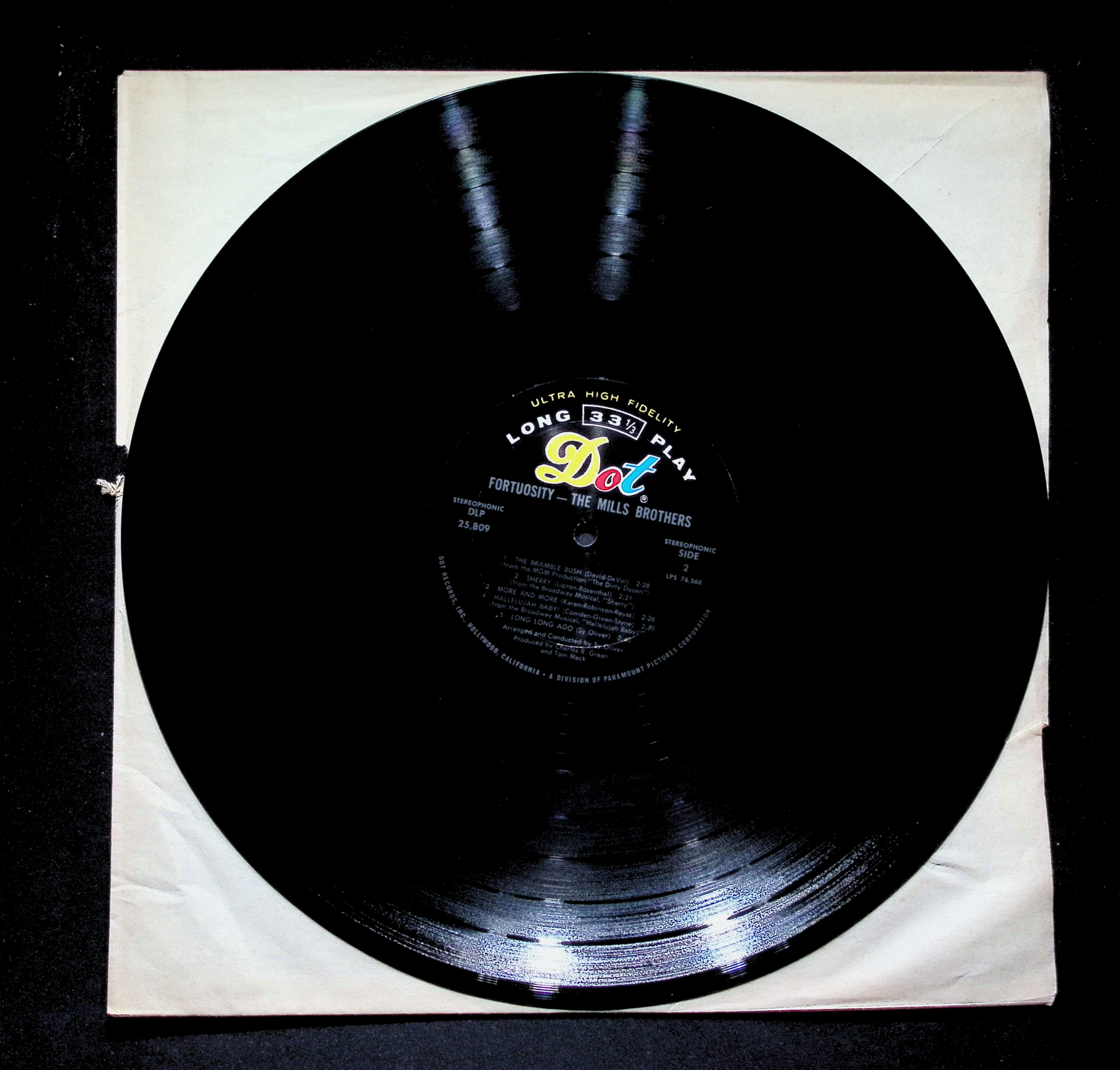 The Mills Brothers Fortuosity LP 1968 DLP 25809 Funk / Soul — image 5