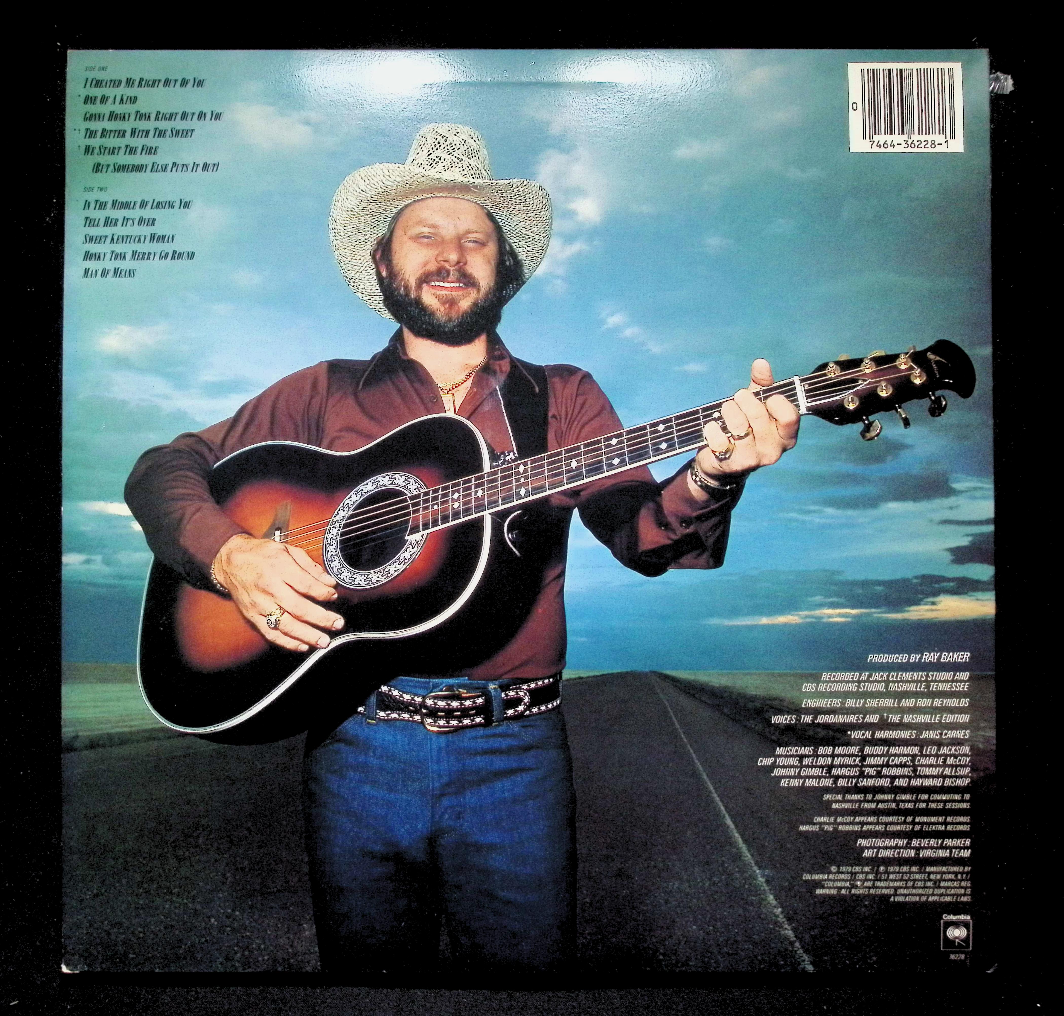 Moe Bandy One Of A Kind LP 1979 JC 36228 Folk, World, & Country — image 2