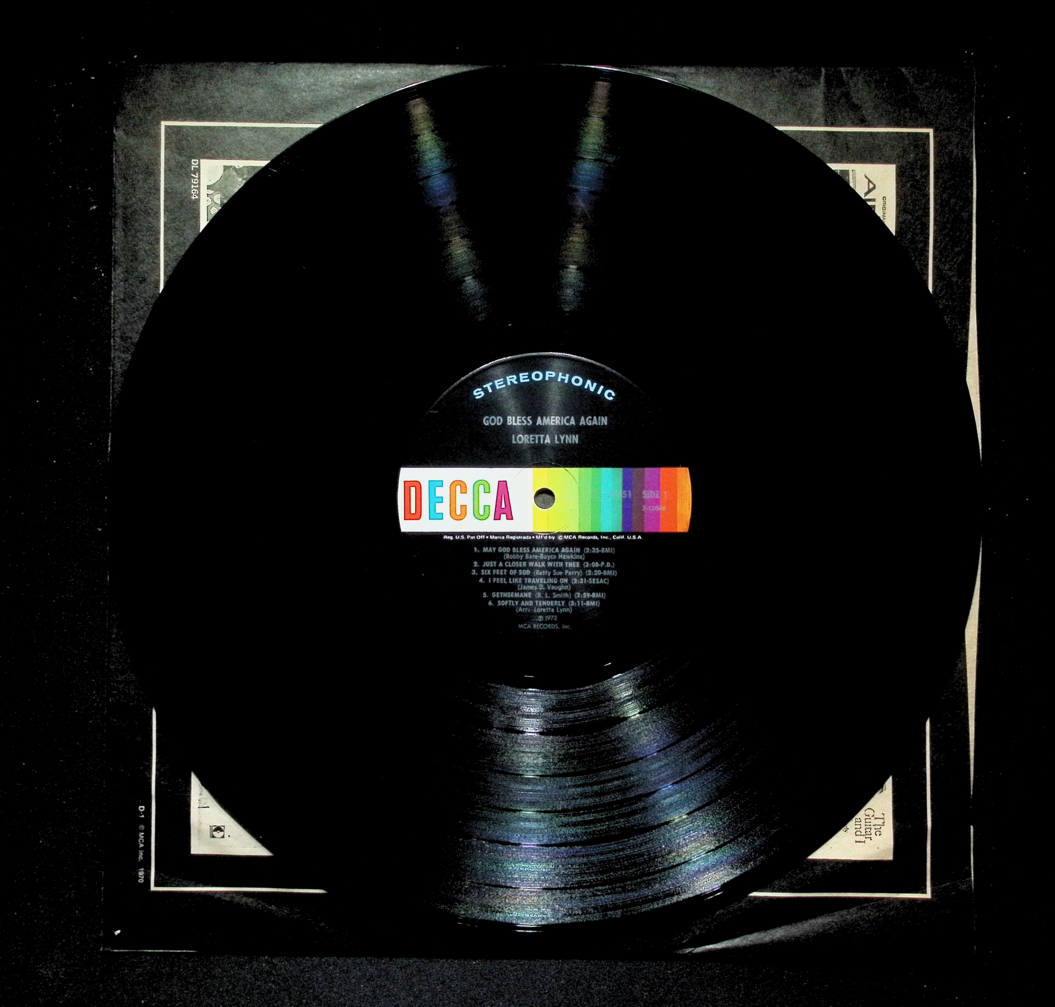 Loretta Lynn God Bless America Again LP 1972 DL 75351 Folk — image 5