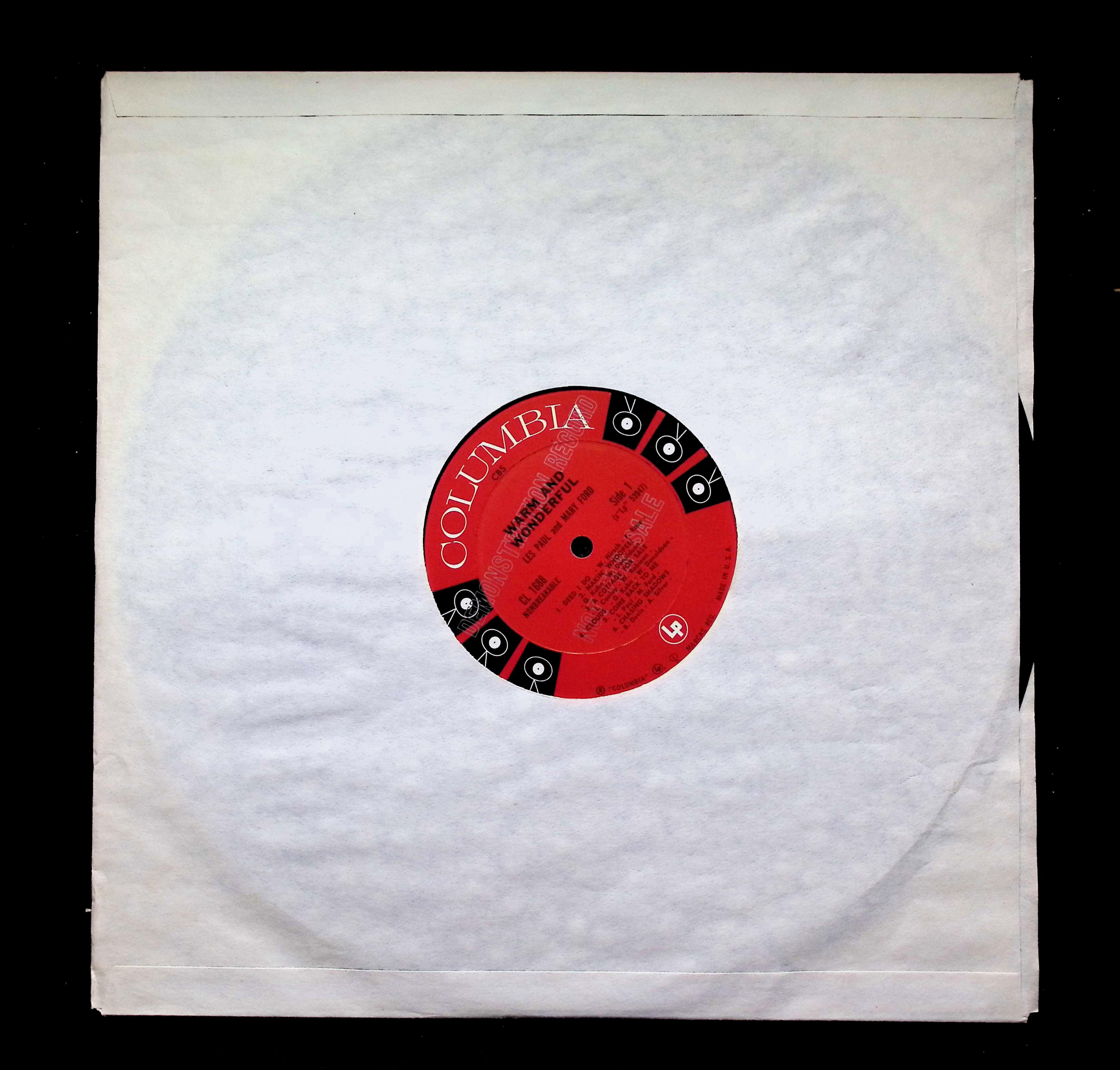 Les Paul & Mary Ford Warm And Wonderful LP 1962 CL 1688 Folk, World, & Country — image 3