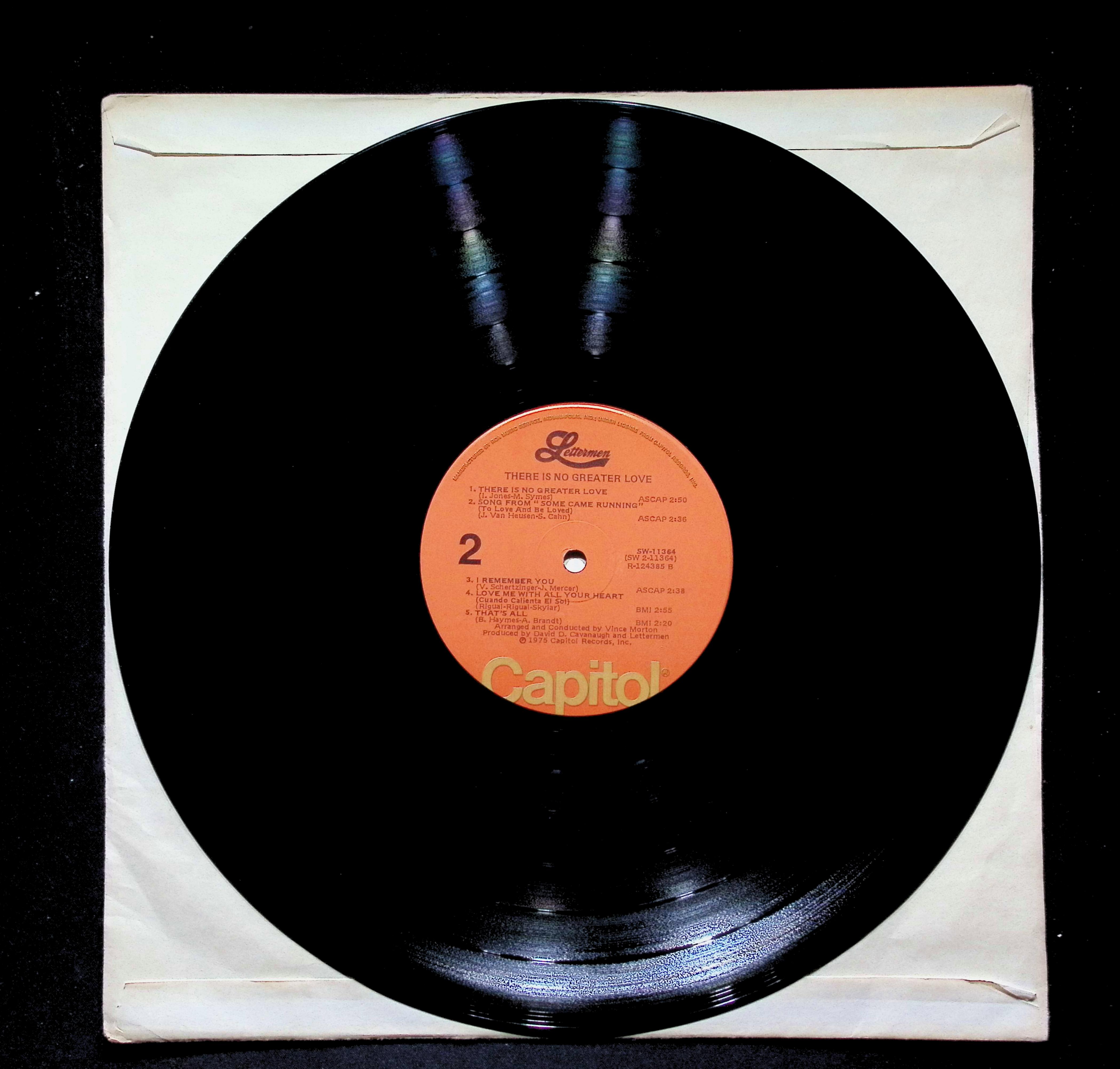 The Lettermen There Is No Greater Love LP 1975  Music — image 4