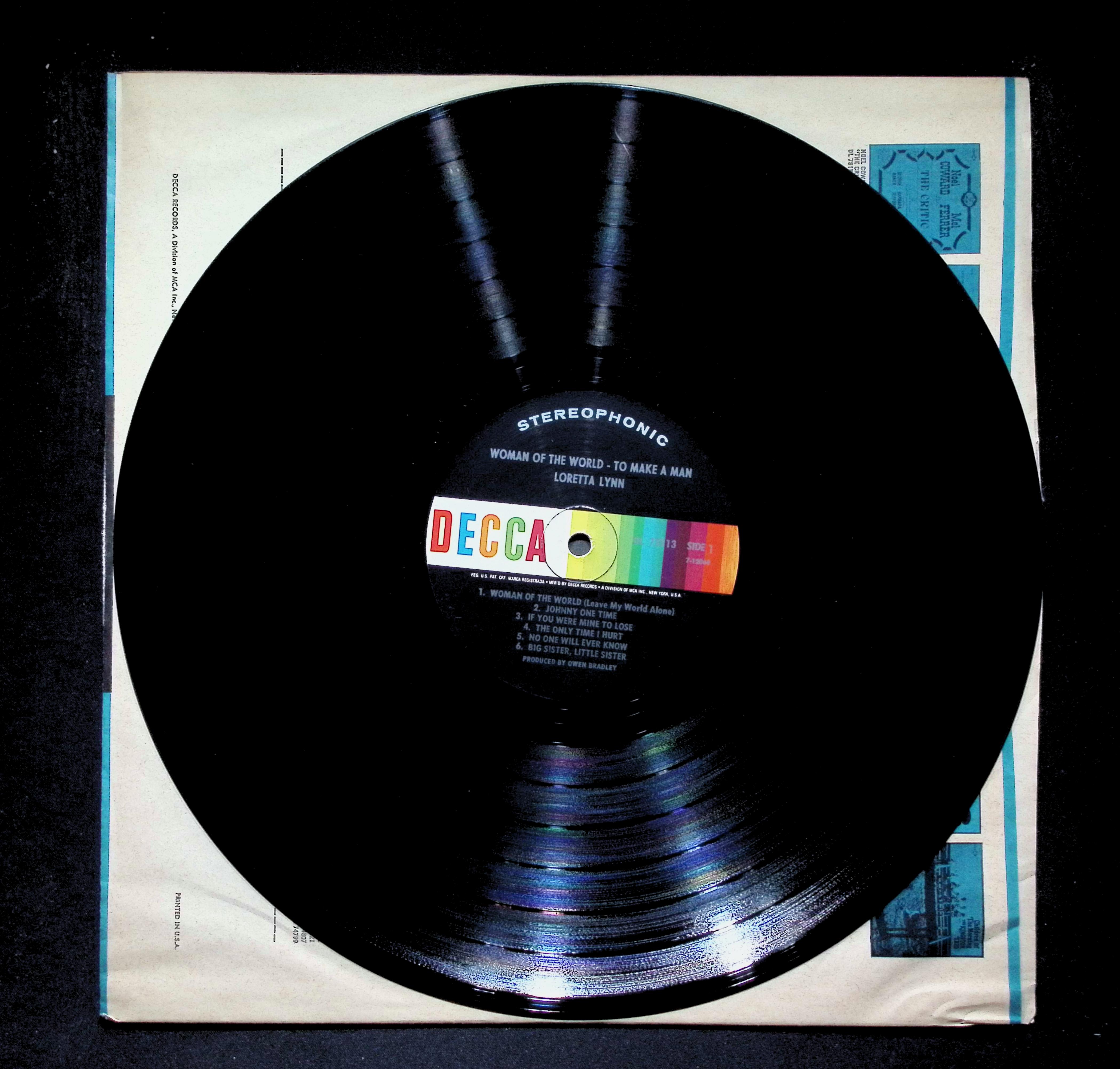 Loretta Lynn-To Make A Man LP 1969 DL 75113 Folk, World, & Country — image 4