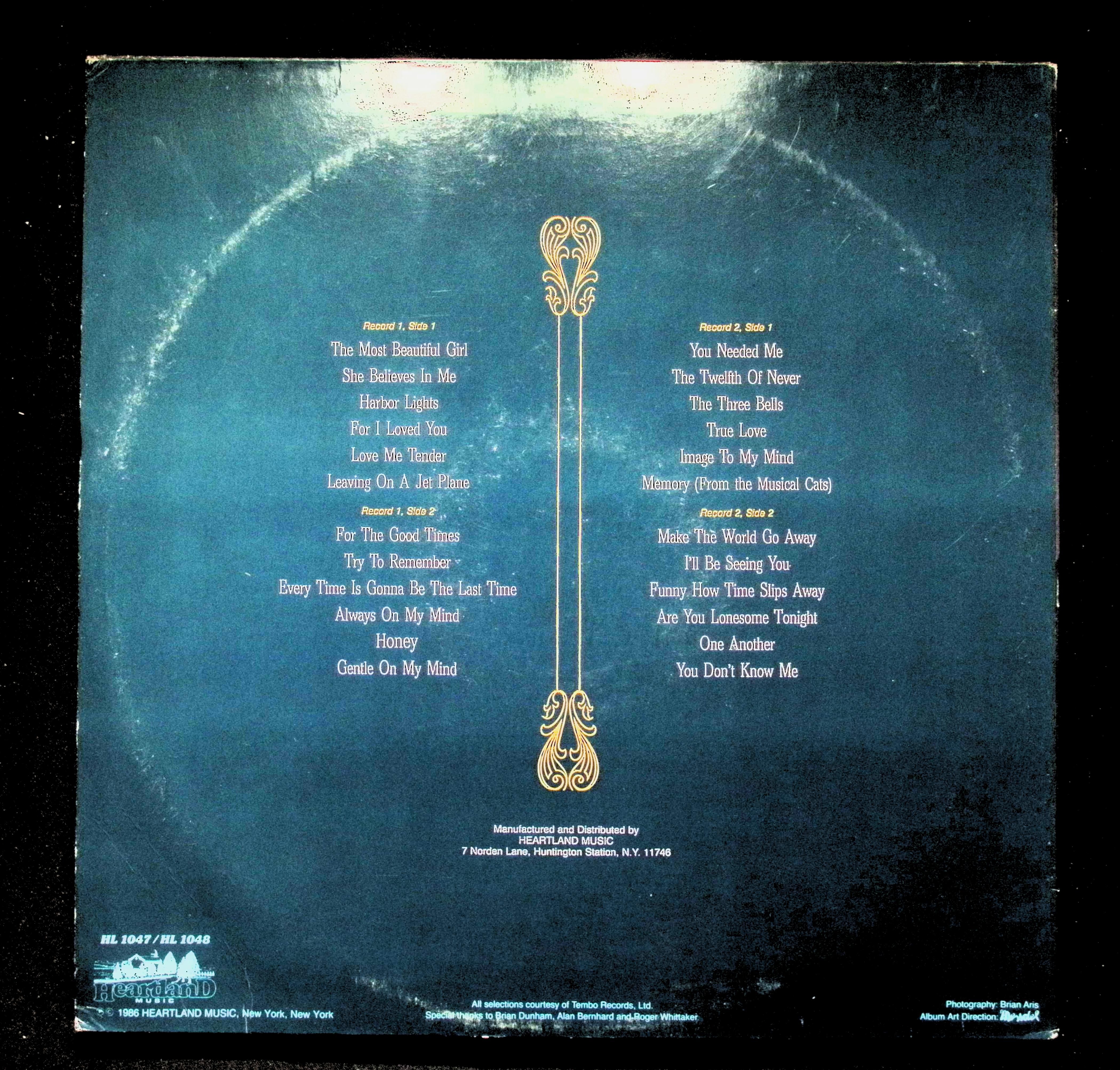 Roger Whittaker Best Loved Ballads LP 1986 HL 1047 / HL 1048 Ballad — image 2