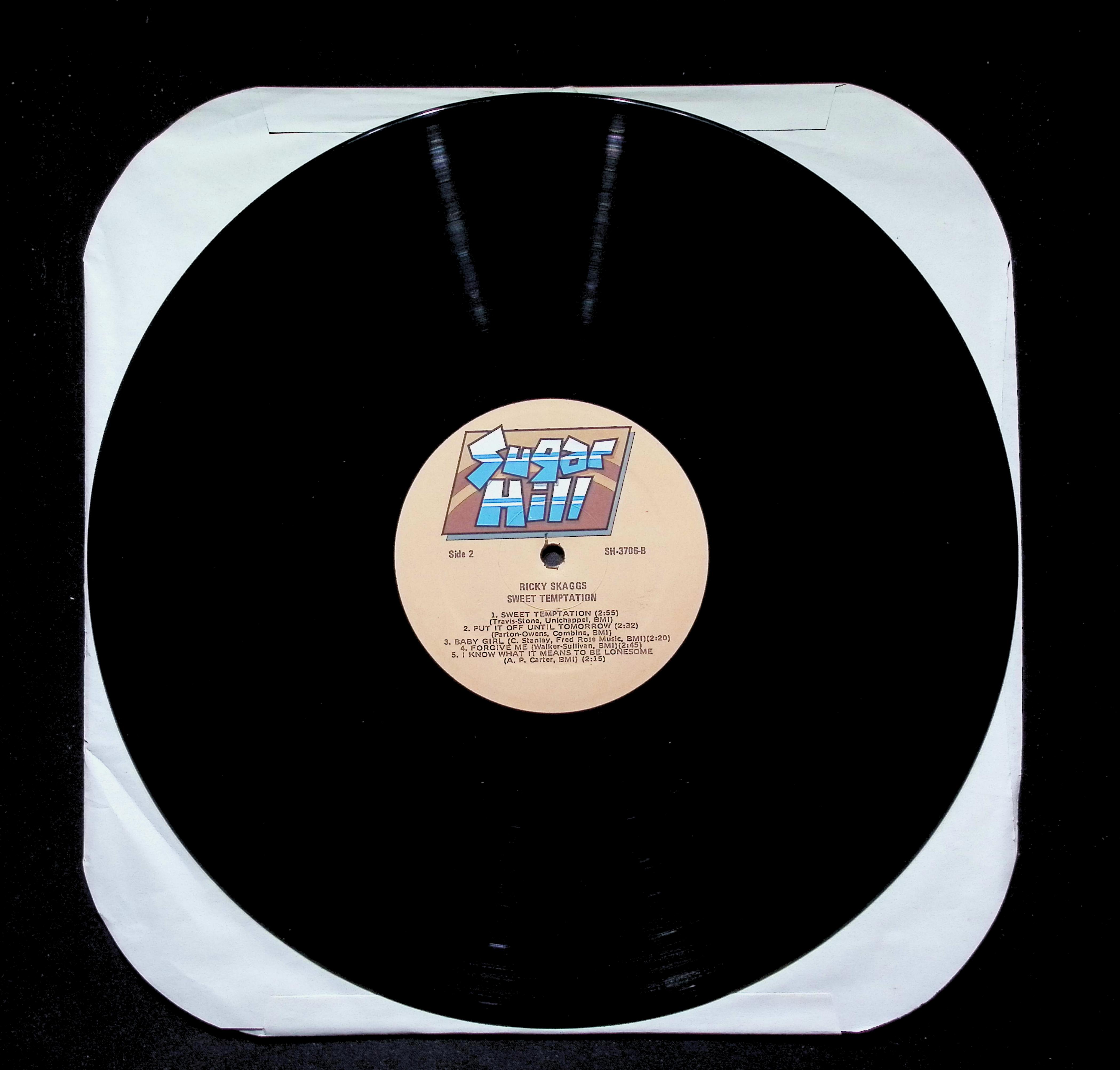 Ricky Skaggs Sweet Temptation LP 1979 SH 3706 Folk, World, & Country — image 5