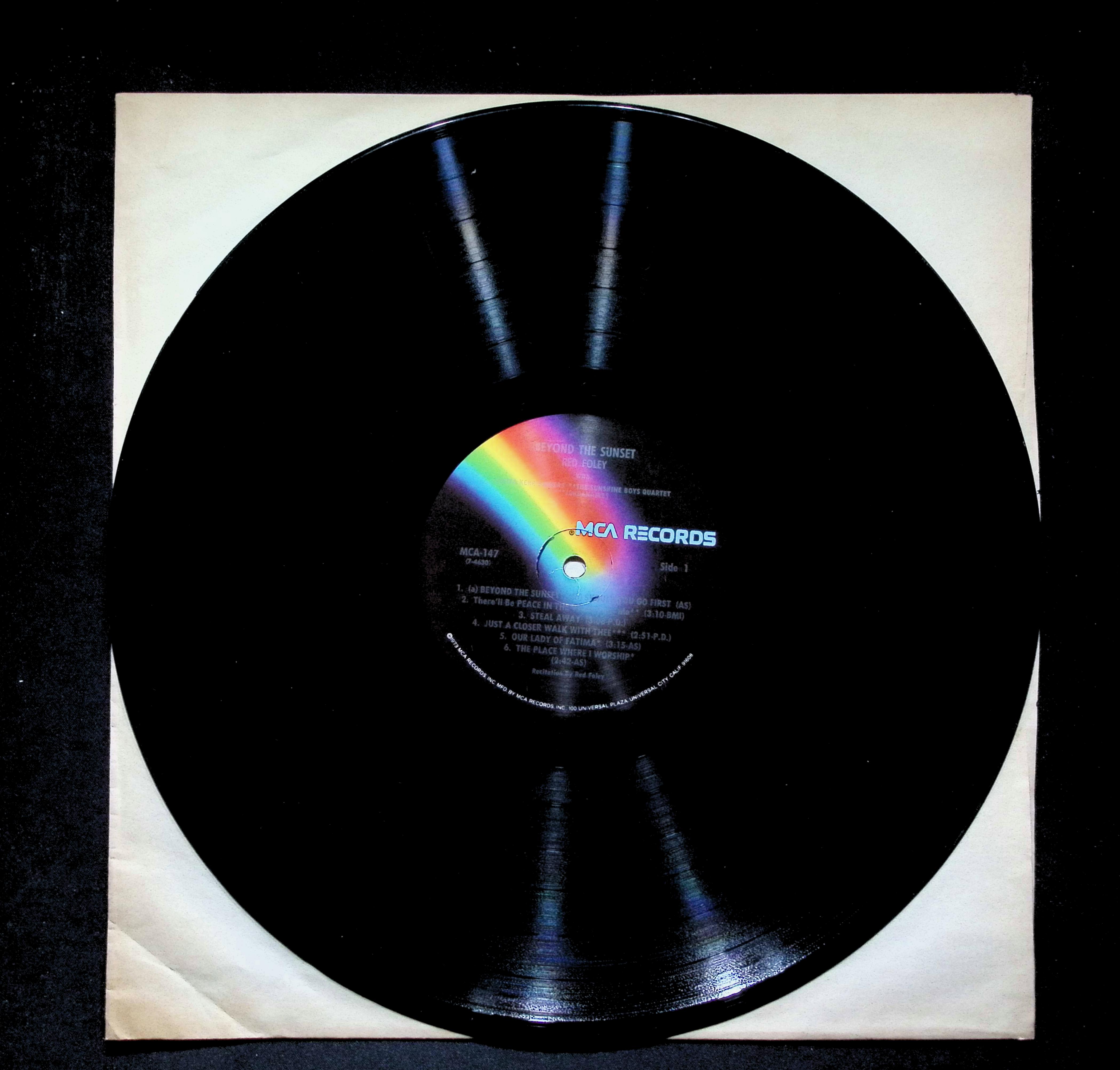 Red Foley Beyond The Sunset LP 1973 MCA-147 Folk, World, & Country — image 5