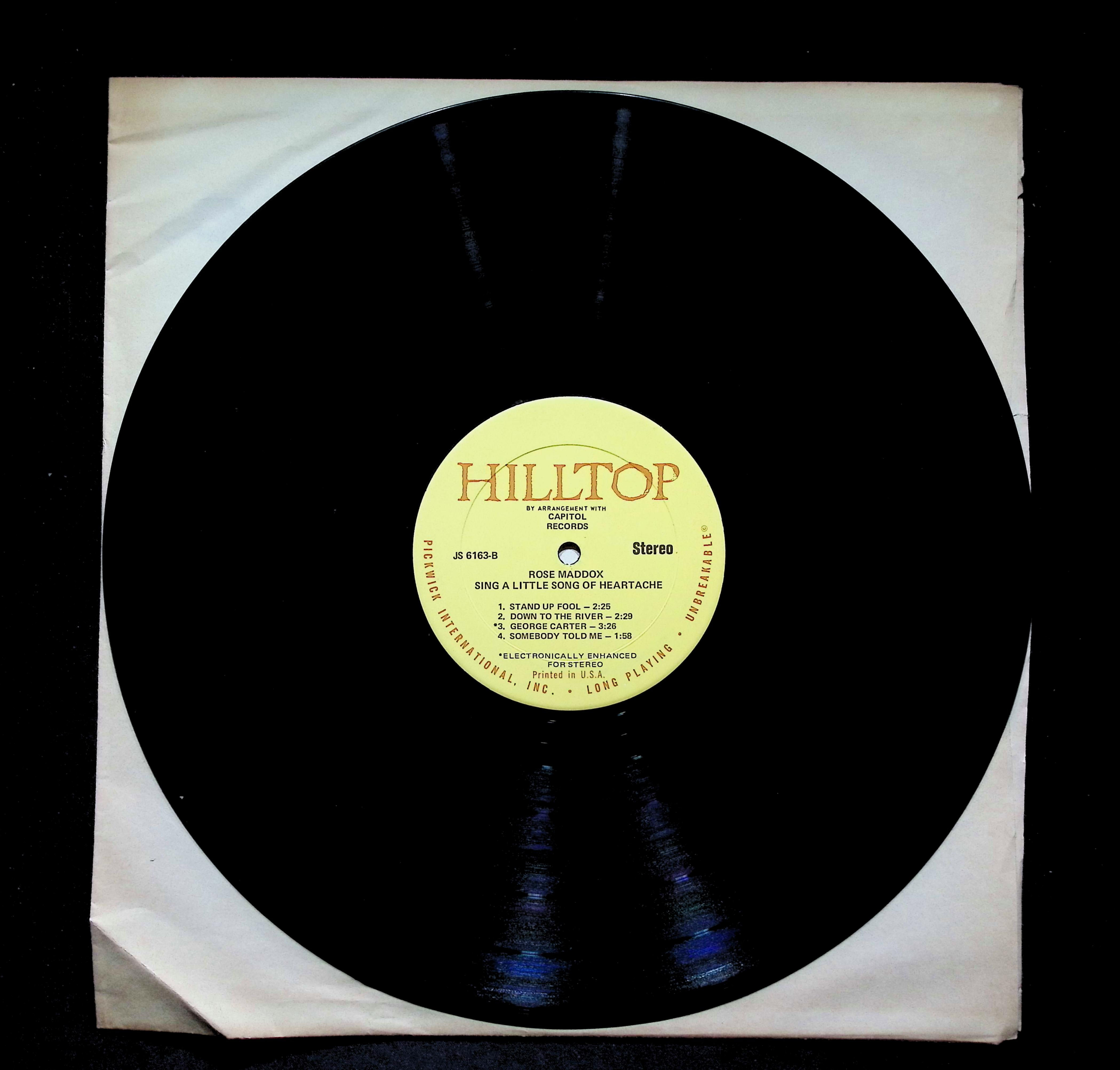 Rose Maddox-Sing A Little Song Of Heartache LP- JS 6163 Country — image 4