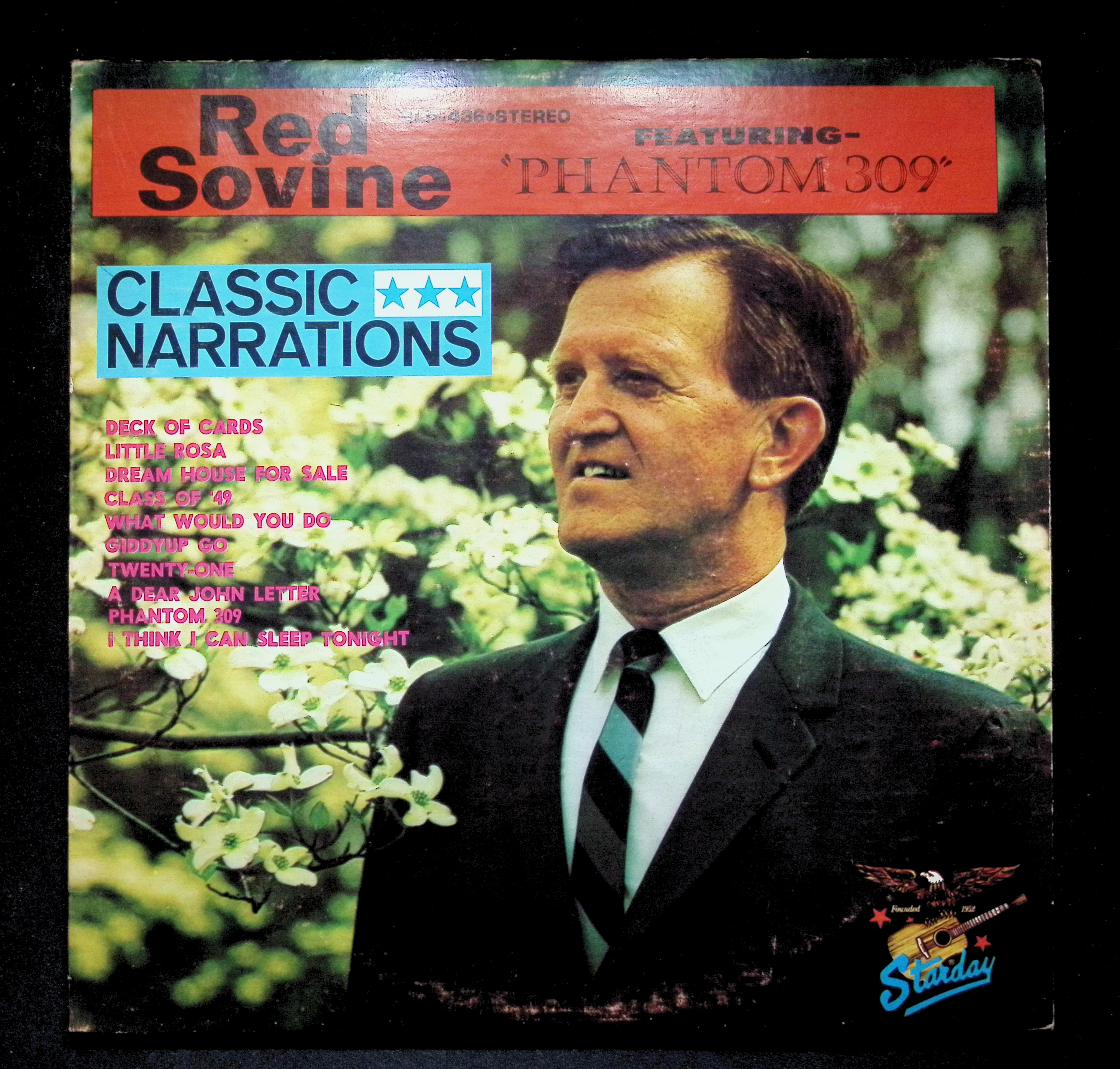 Red Sovine Classic Narrations LP 1975 SLP 436 Folk, World, & Country