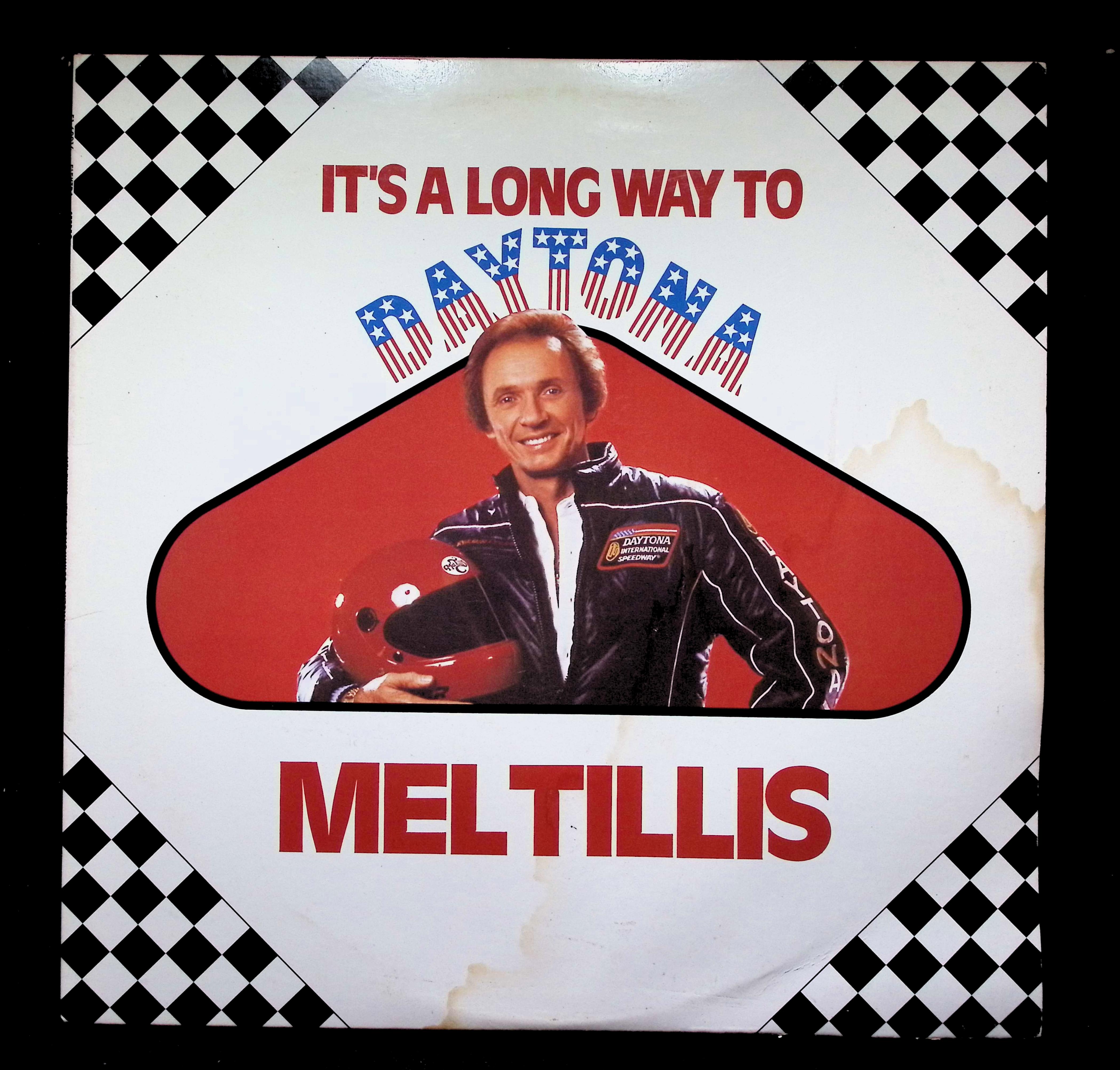 Mel Tillis It's A Long Way To Daytona LP 1982 E1-60016 Folk, World
