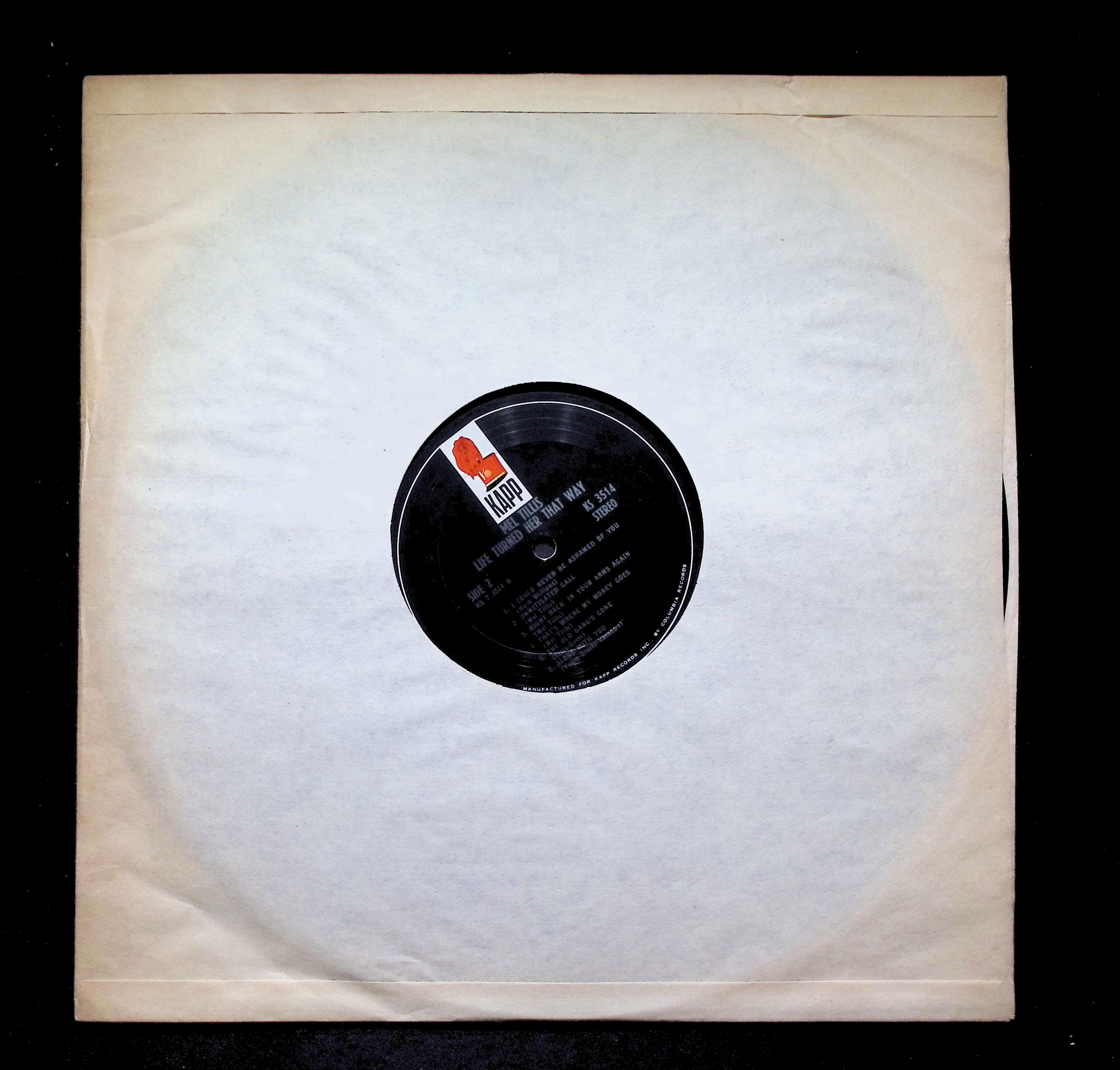 Mel Tillis Life's That Way LP  KS-3514 Folk, World, & Country — image 3