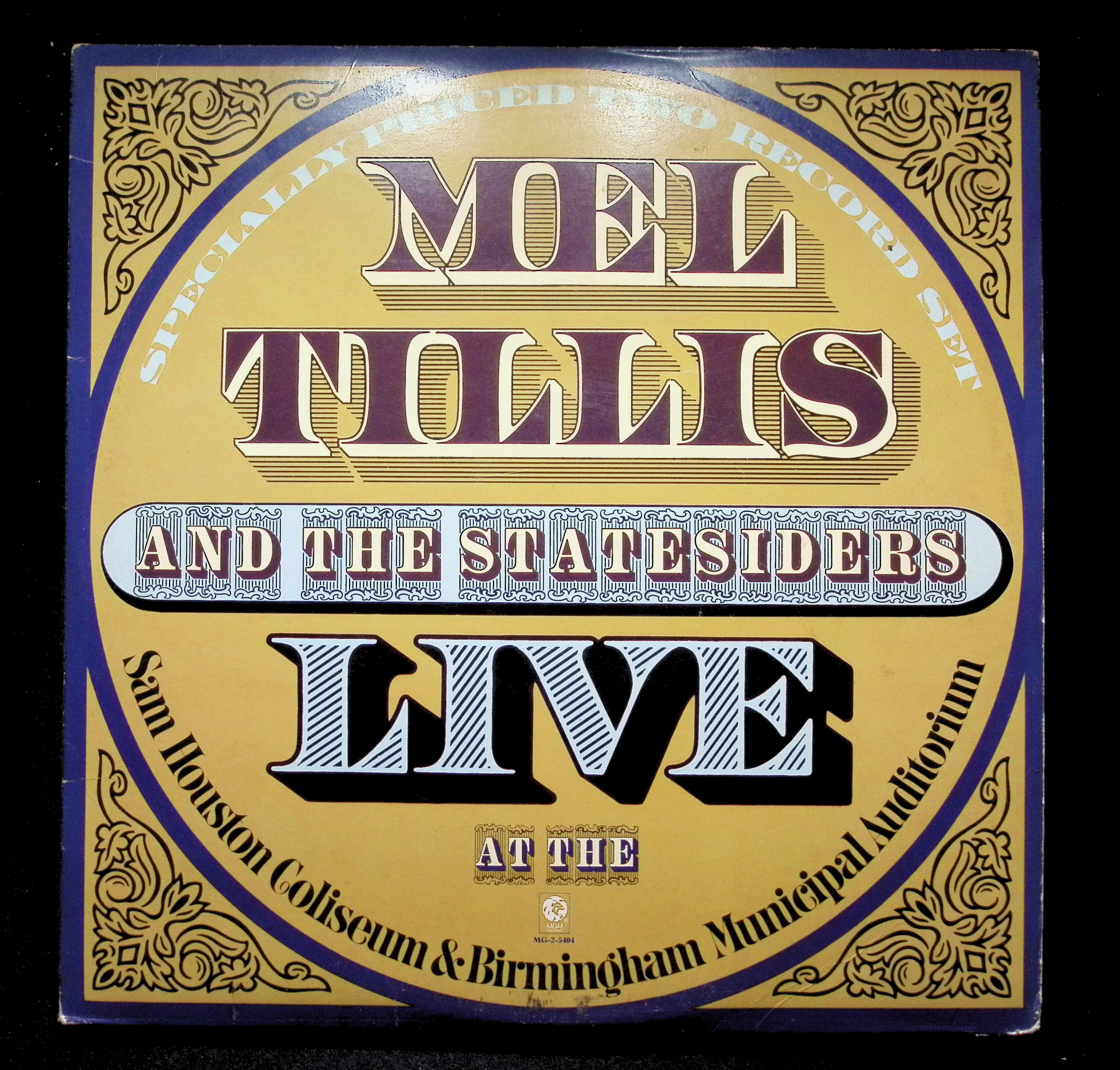 Mel Tillis Live At The Sam Houston Coliseum LP 1978 MG-2-5404 Folk