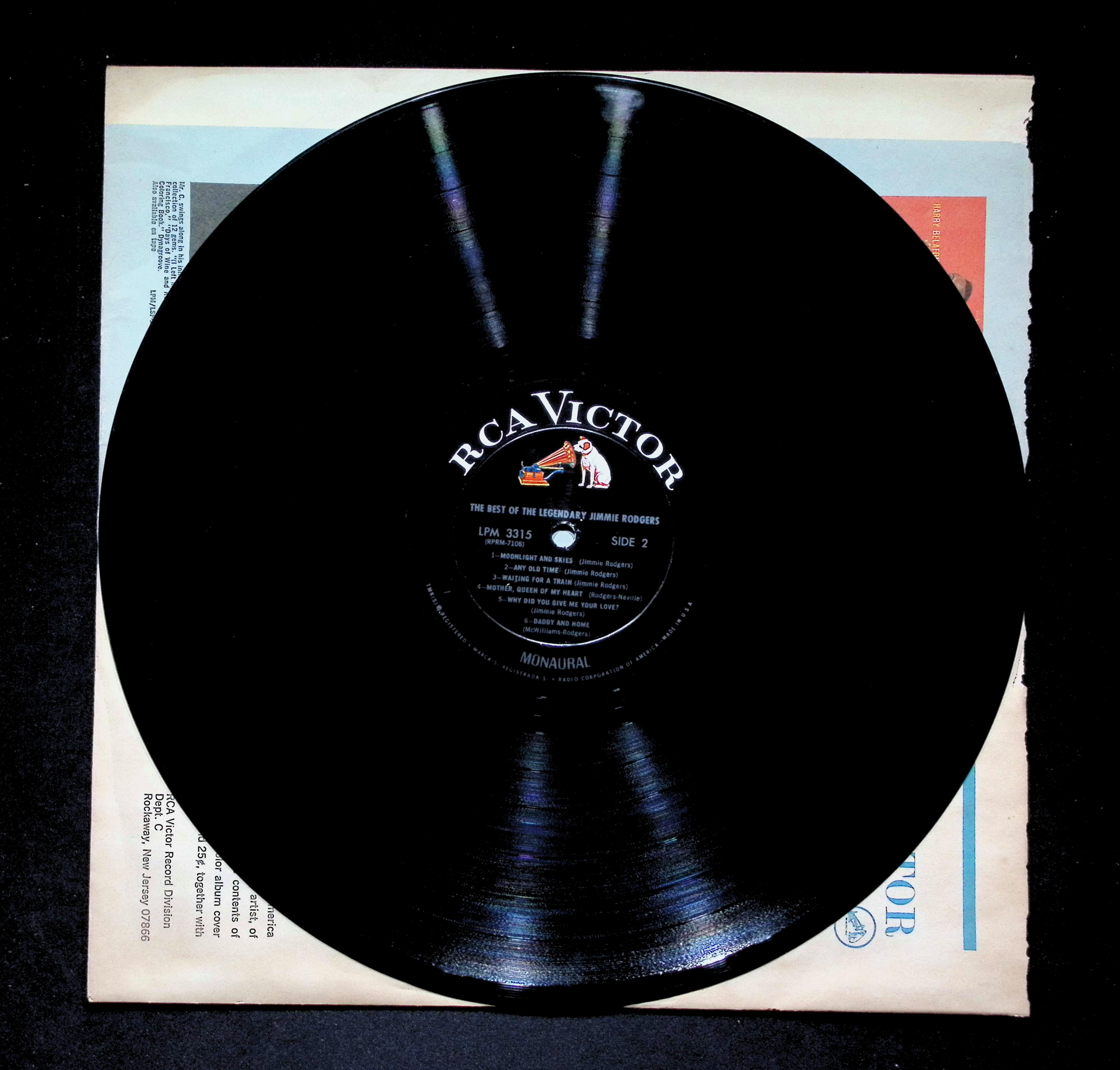 Jimmie Rodgers The Best Of... LP 1965 LPM 3315 Folk, World — image 5