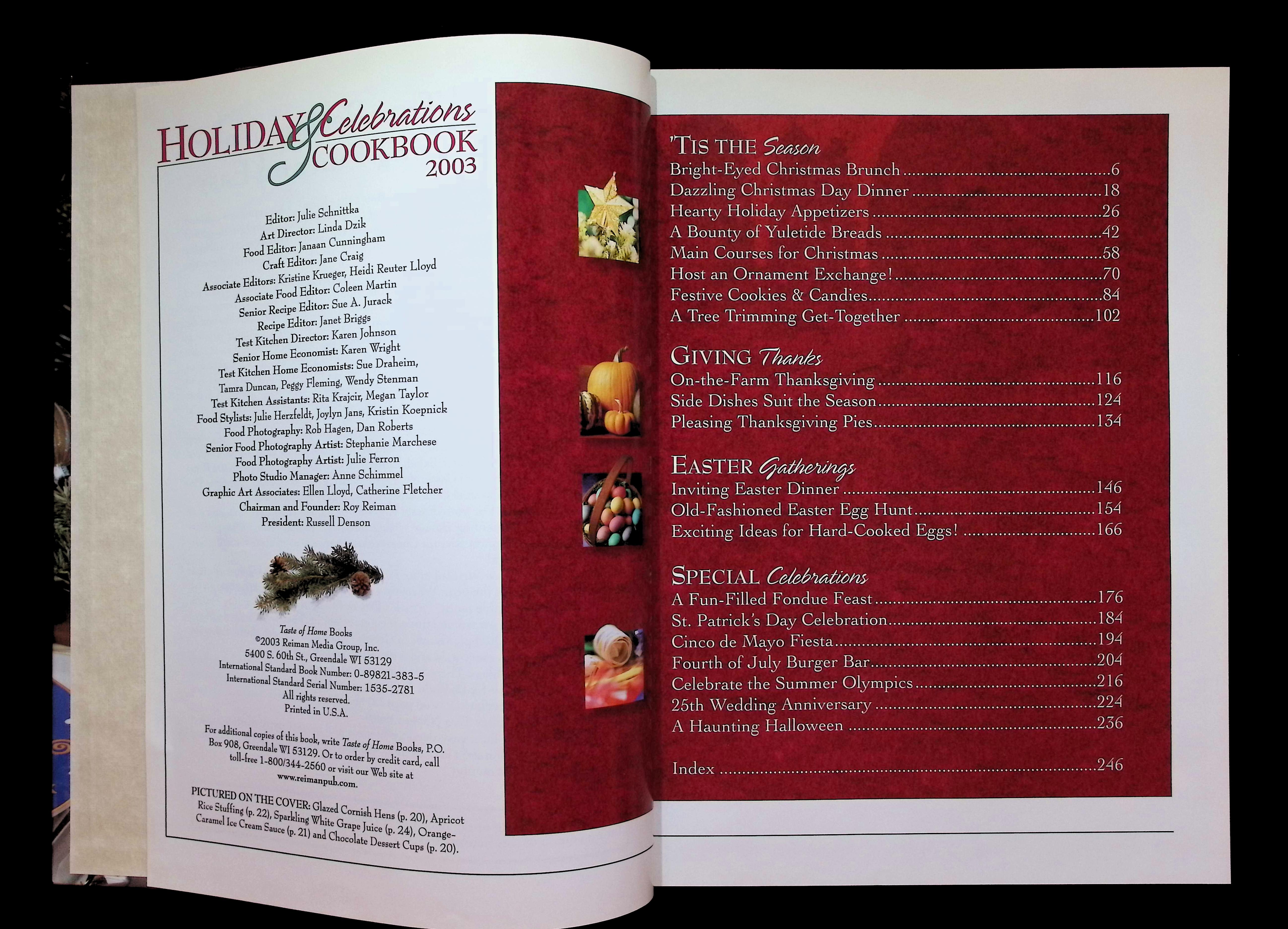 Holiday and Celebrations Cookbook 2003 — image 3