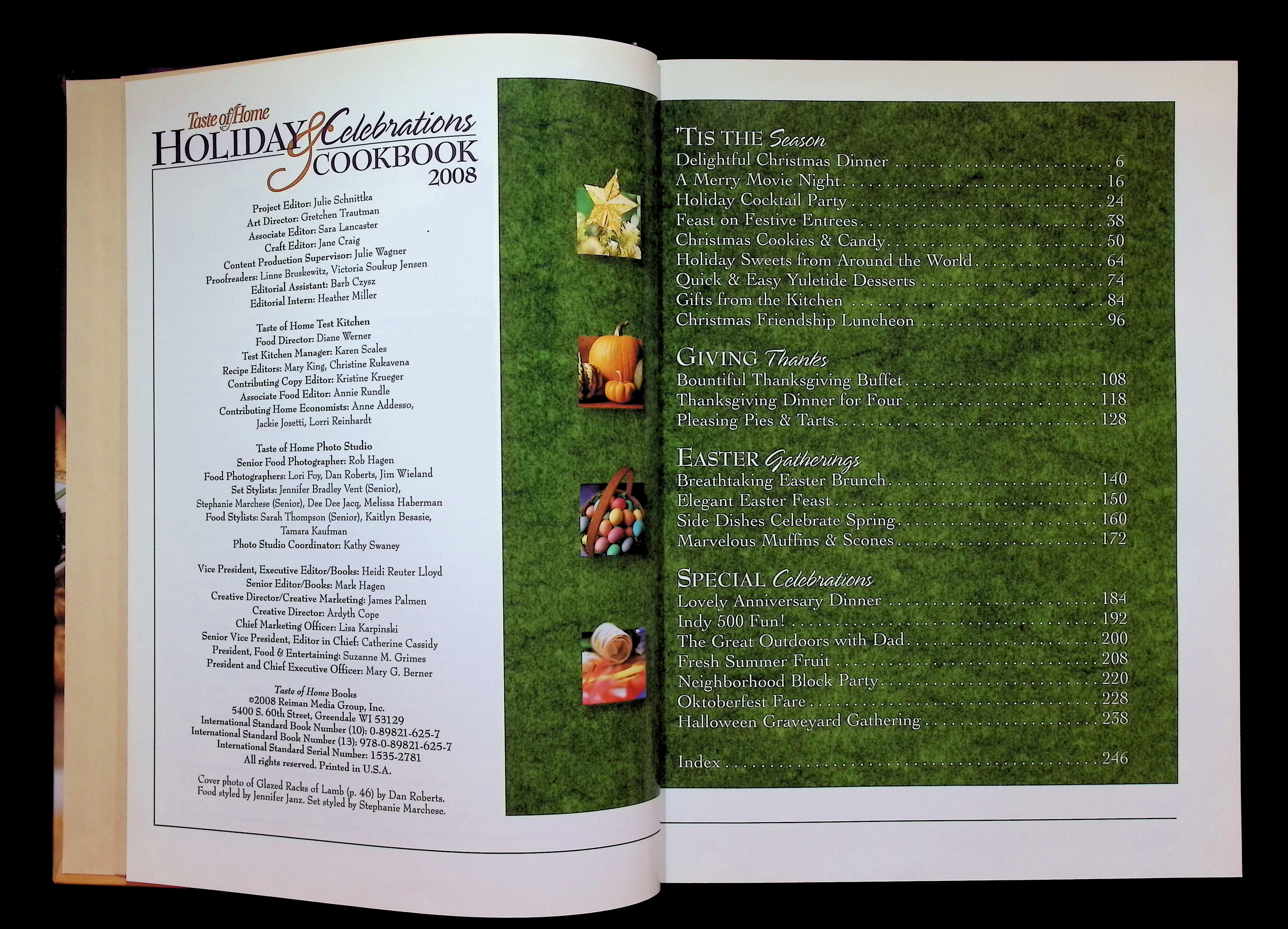 Taste of Home Holiday and Celebrations Cookbook 2008 — image 3