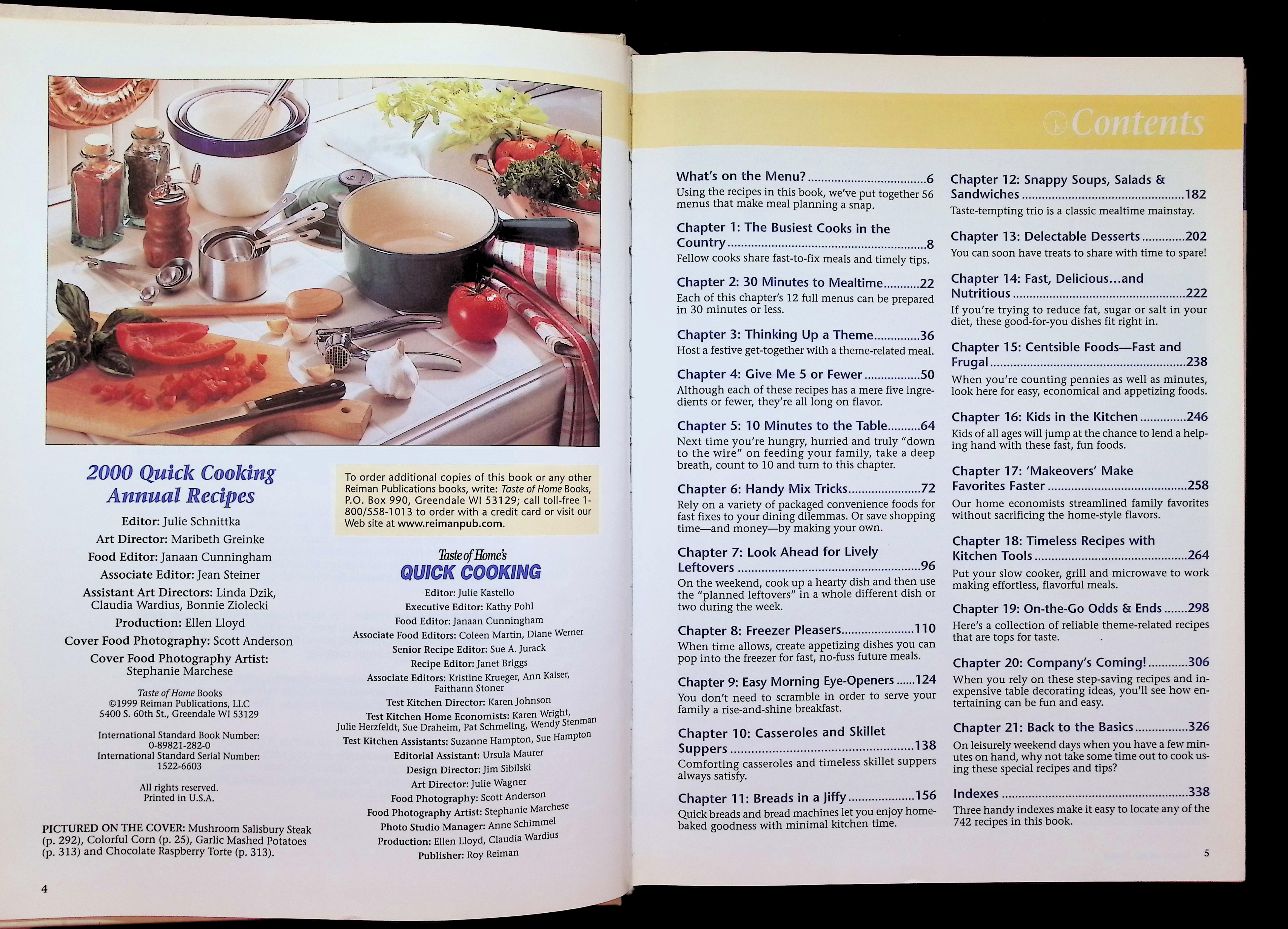 2000 Taste of Home's Quick Cooking Annual Recipes — image 3