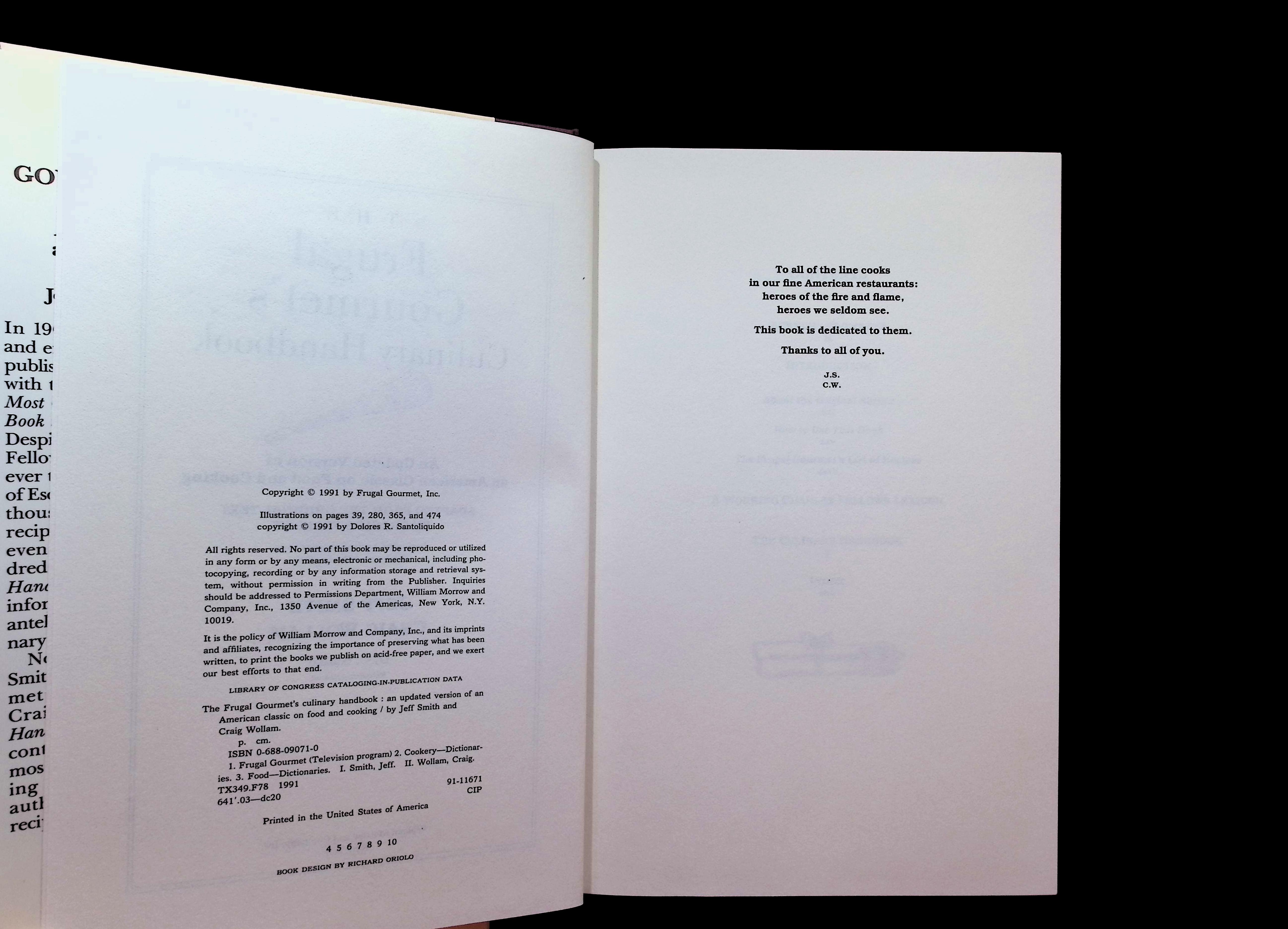 The Frugal Gourmet's Culinary Handbook — image 3