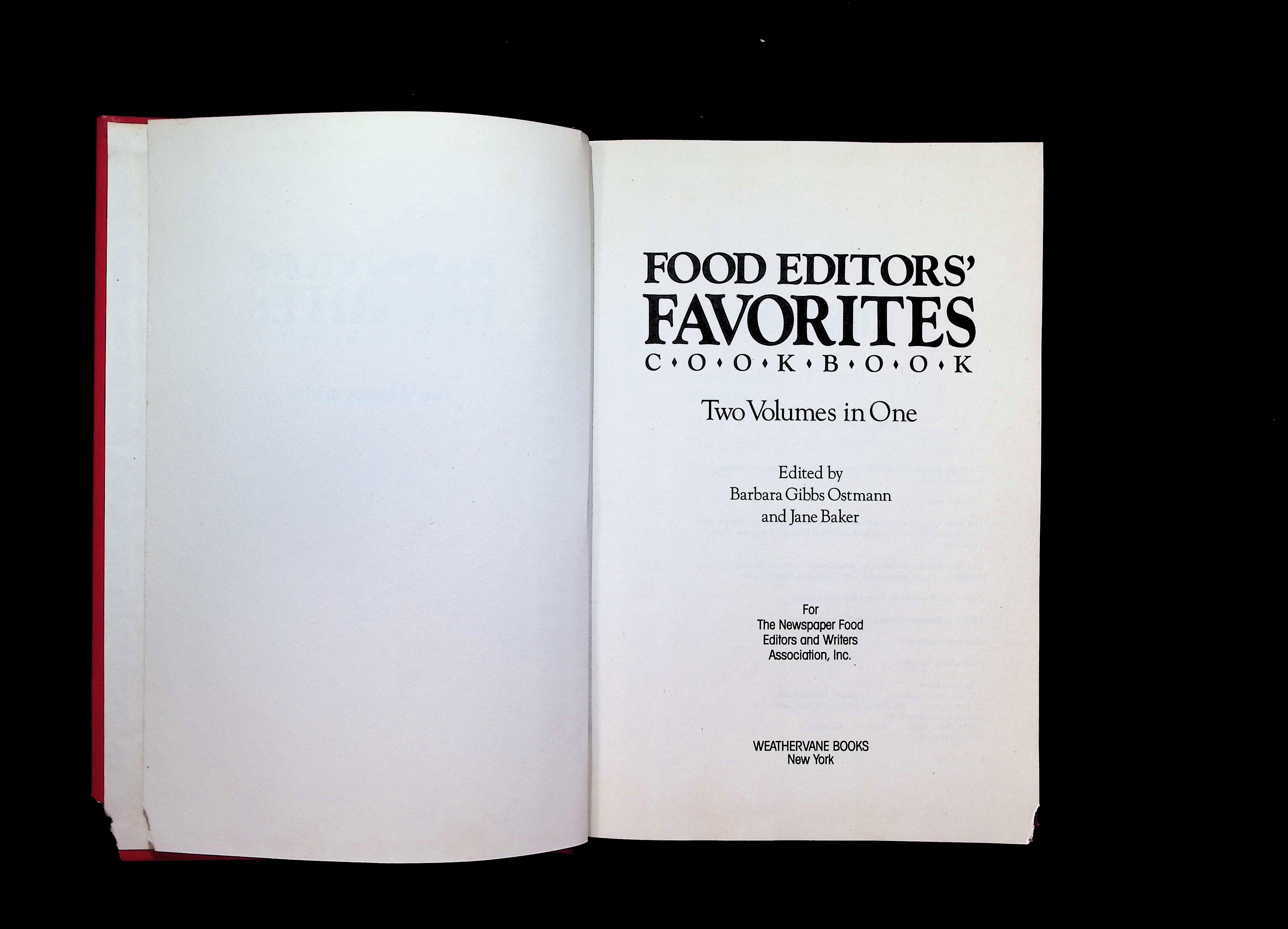 Food Editors' Favorites Cookbook: Two Volumes in One — image 2