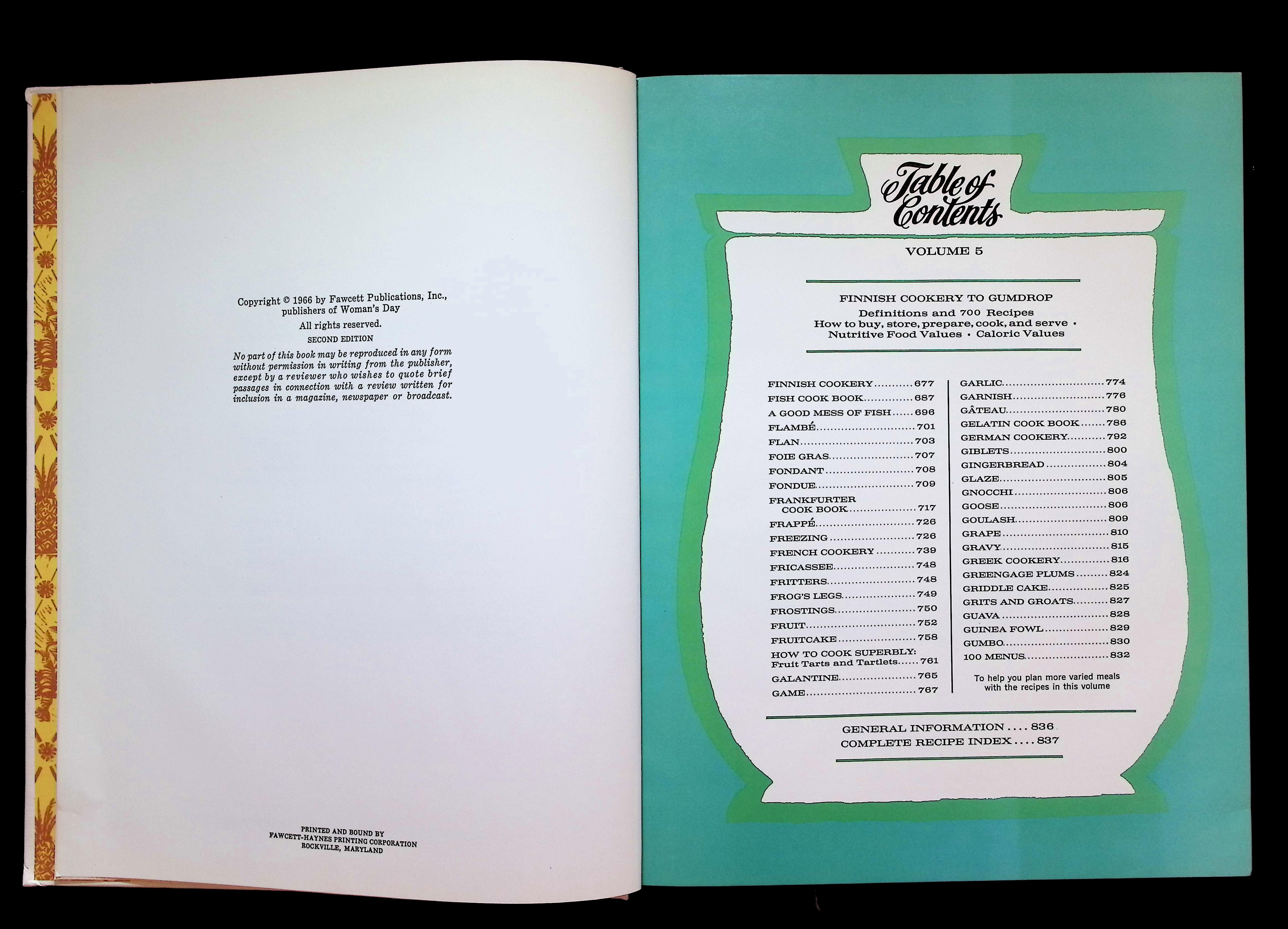 Woman's Day Encyclopedia of Cookery, Volume 5 — image 3