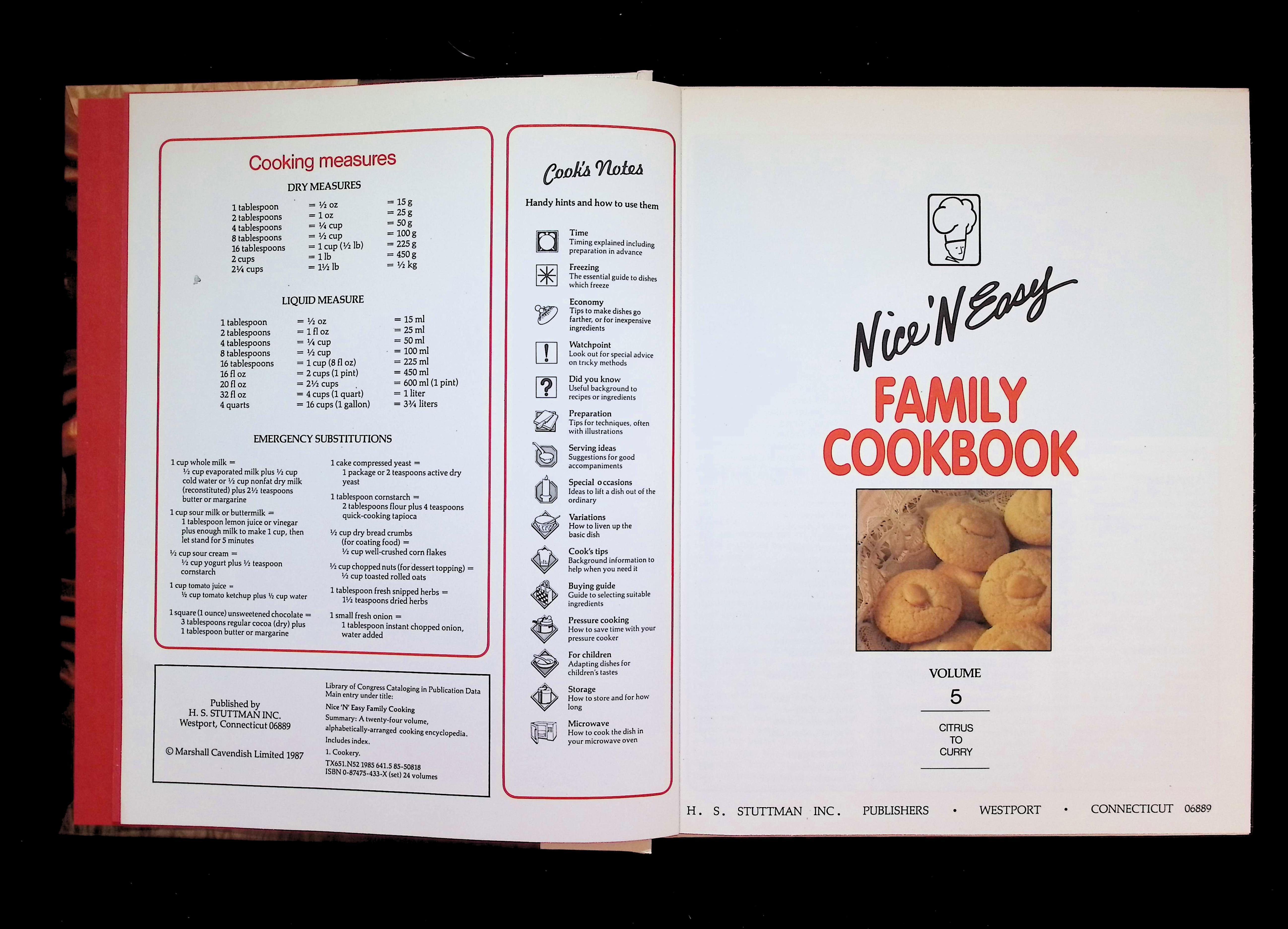 Nice 'N Easy Family Cookbook Volume 5 CITRUS TO CURRY — image 3