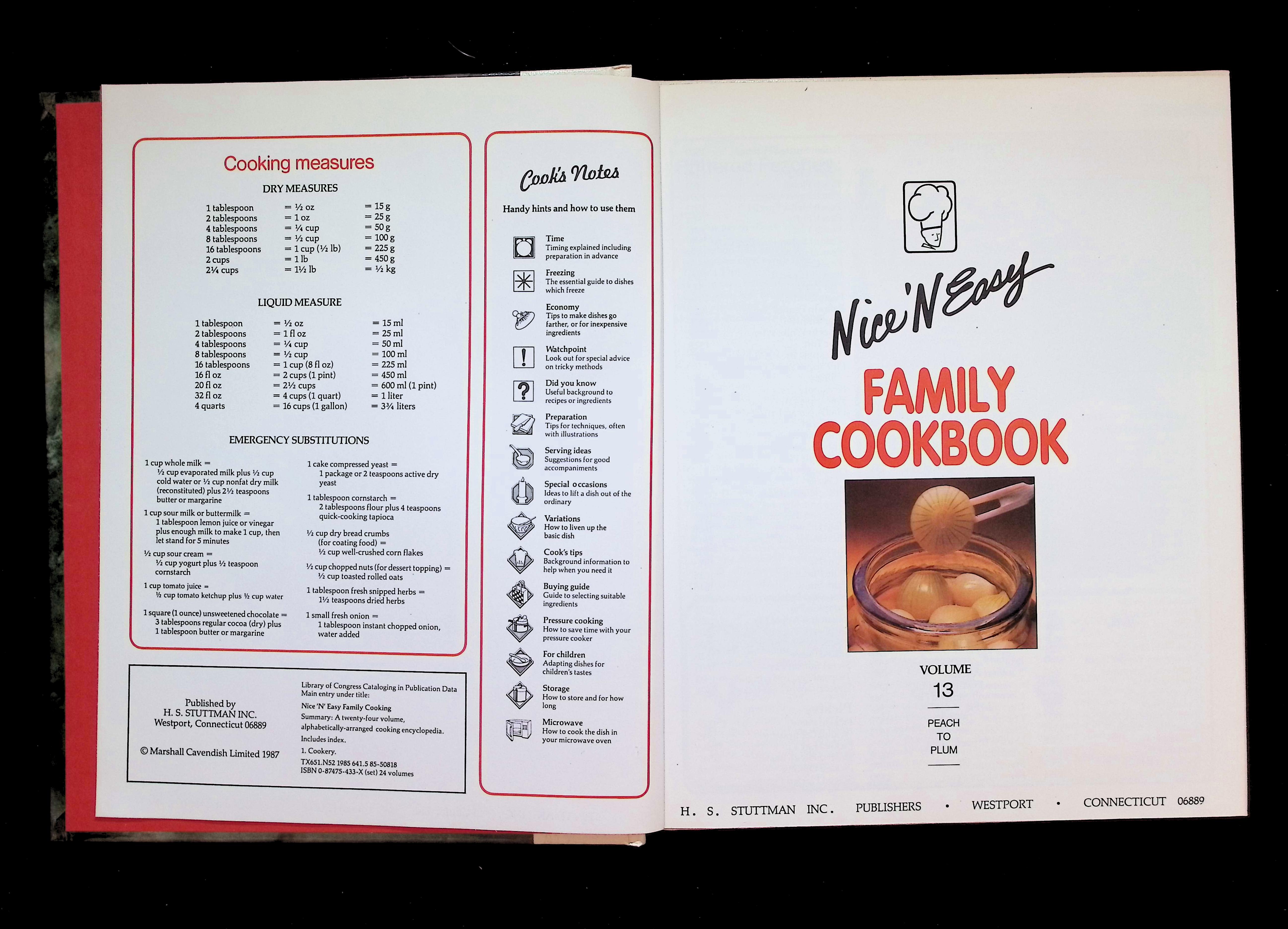 Nice 'N Easy Family Cookbook, Volume 13: Peach to Plum — image 3