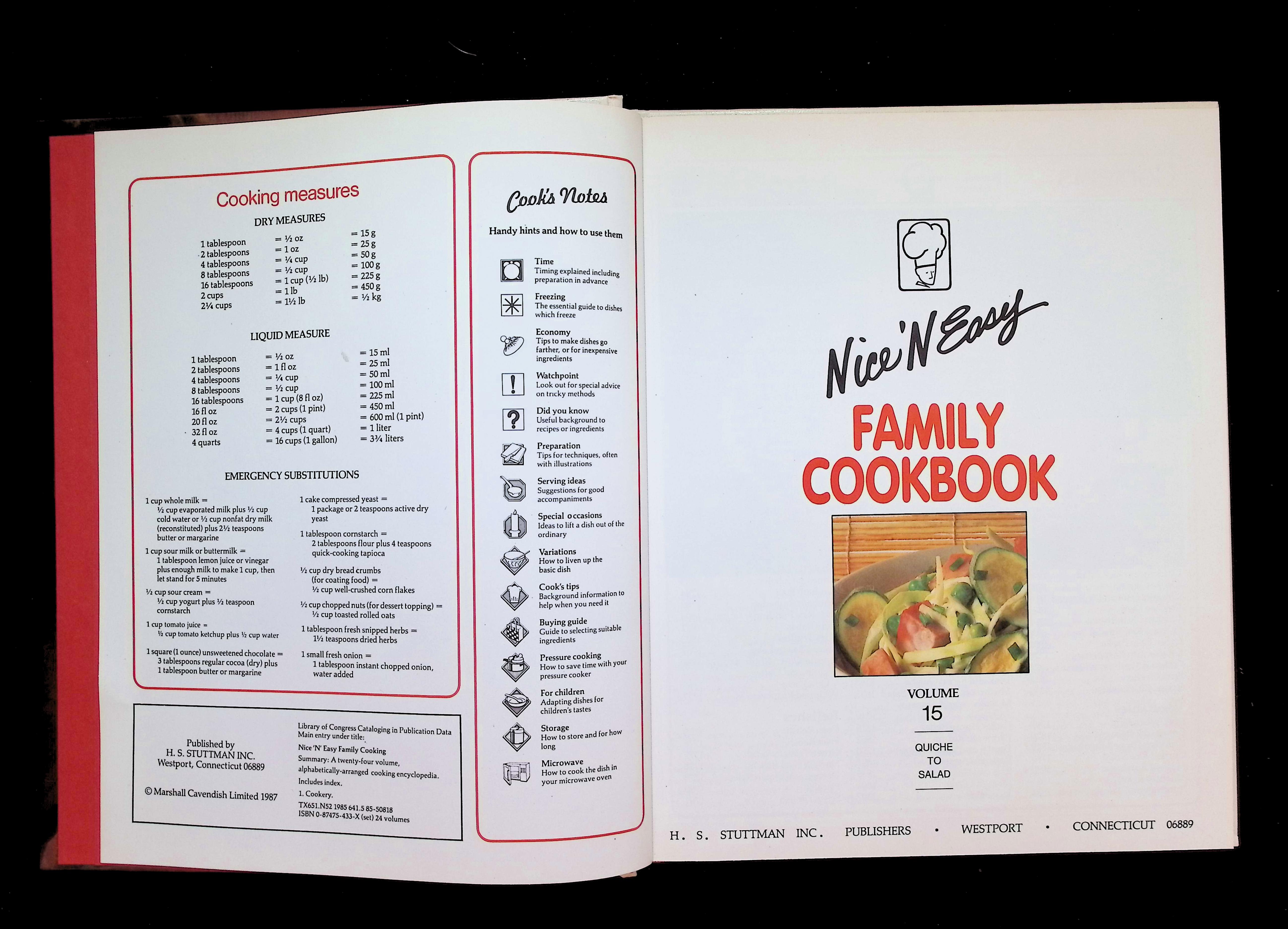 Nice 'N Easy Family Cookbook Volume 15 - QUICHE TO SALAD — image 3