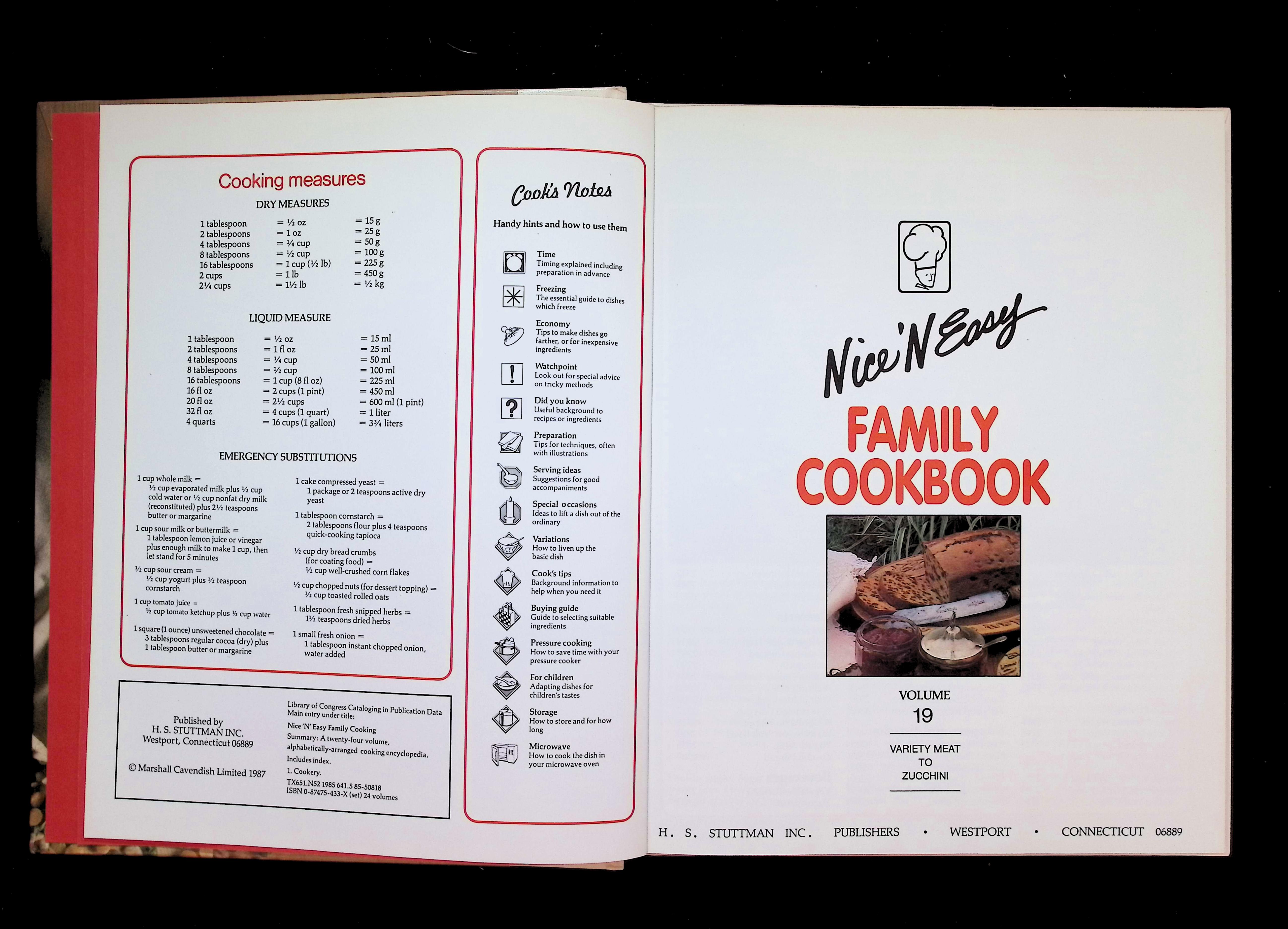 Nice 'N Easy Family Cookbook Volume 19-Variety meat to Zucchini — image 3