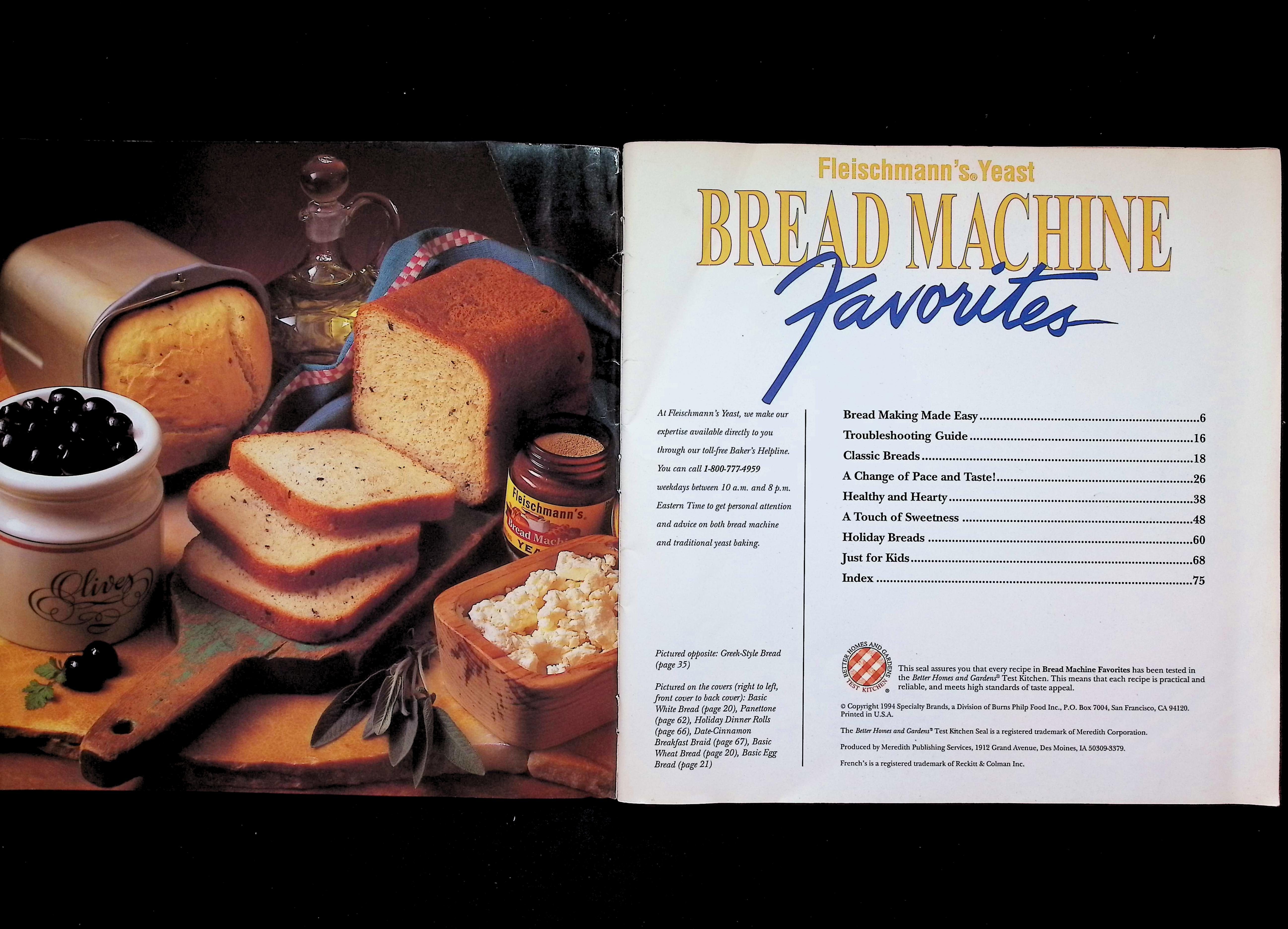 Fleischmann's Yeast Bread Machine Favorites — image 2