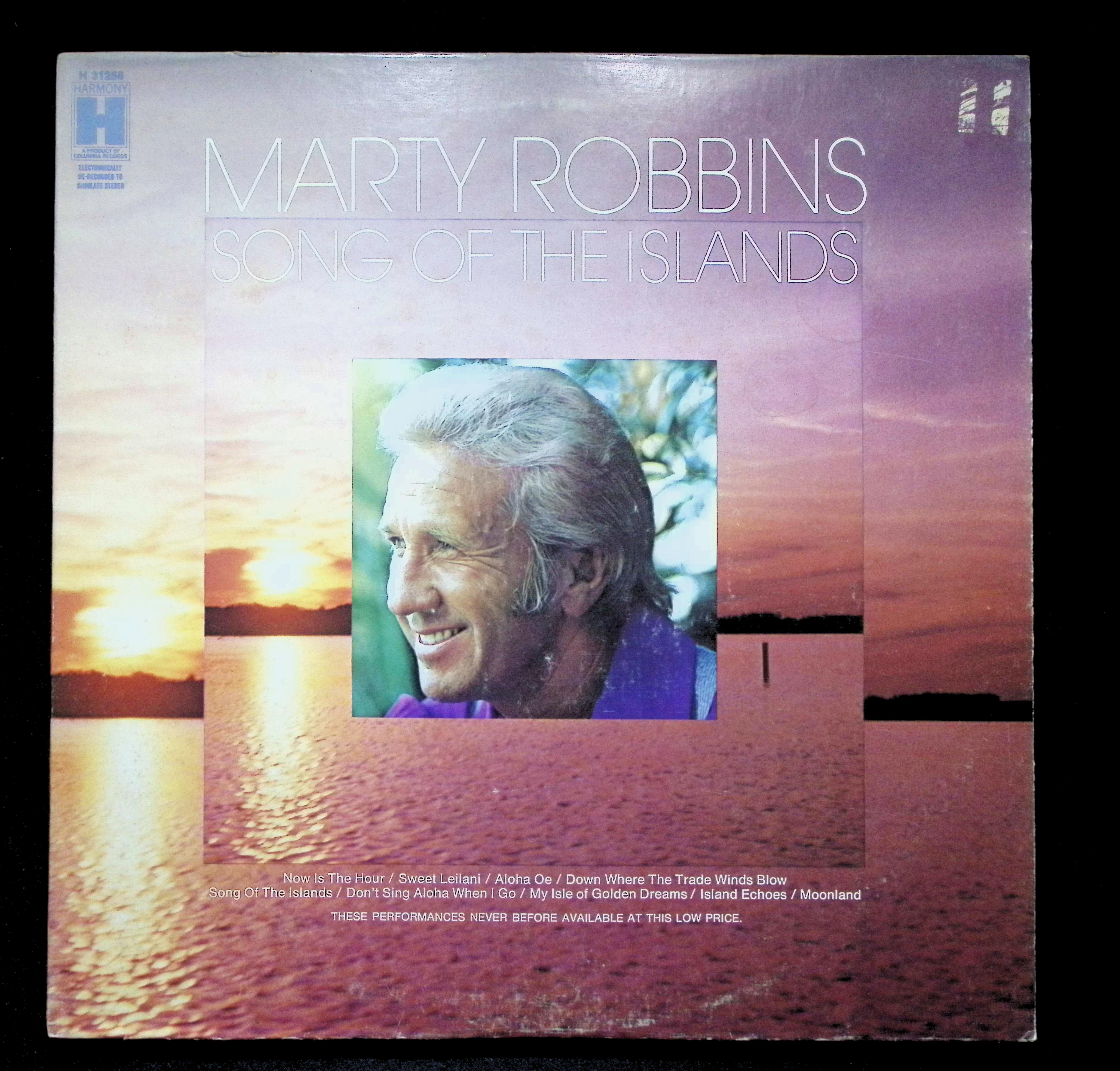 Marty Robbins Song Of The Islands LP 1972 H 31258 Folk, World