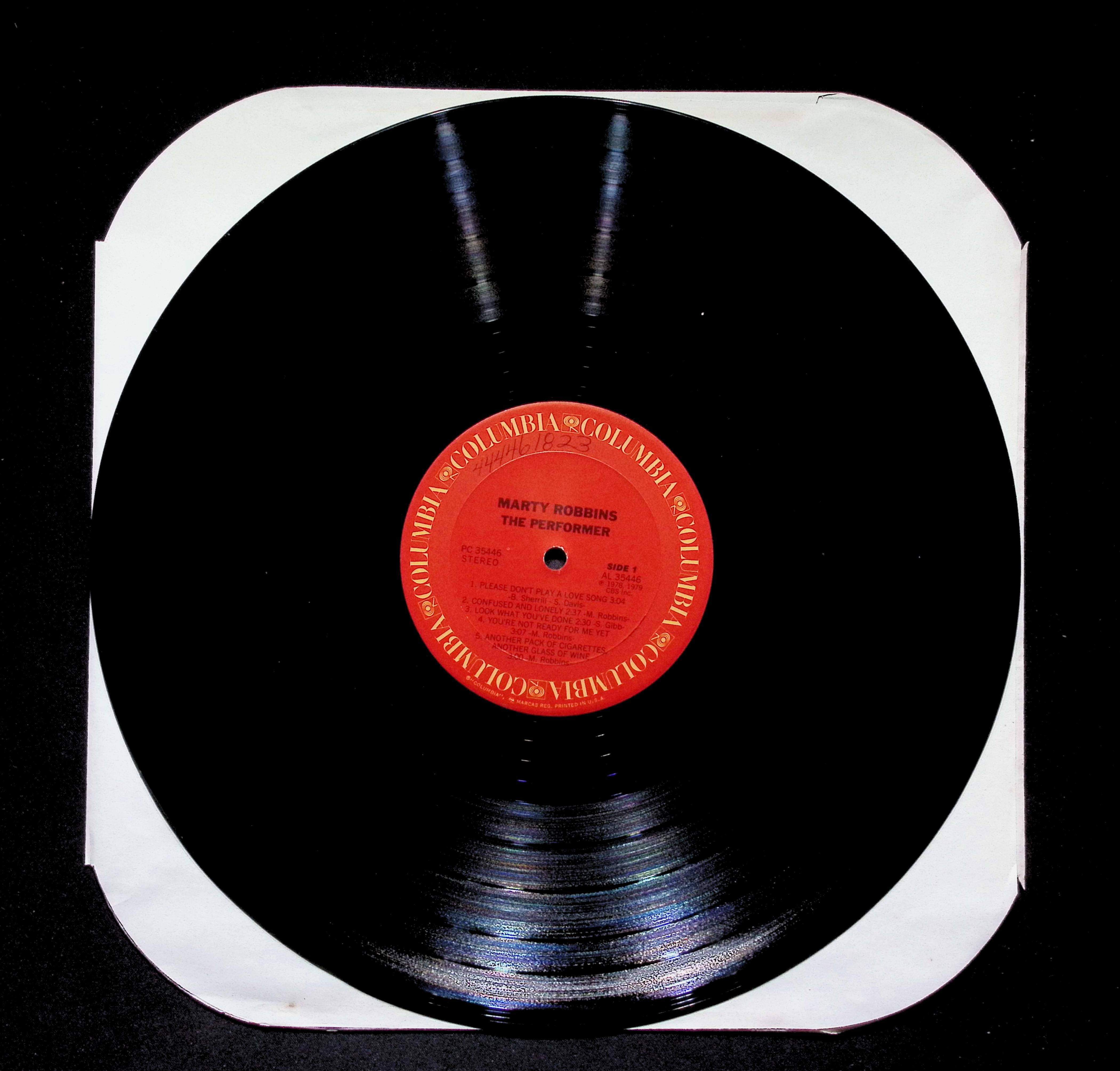 Marty Robbins The Performer LP 1978 PC 35446 Folk, World, & Country — image 4