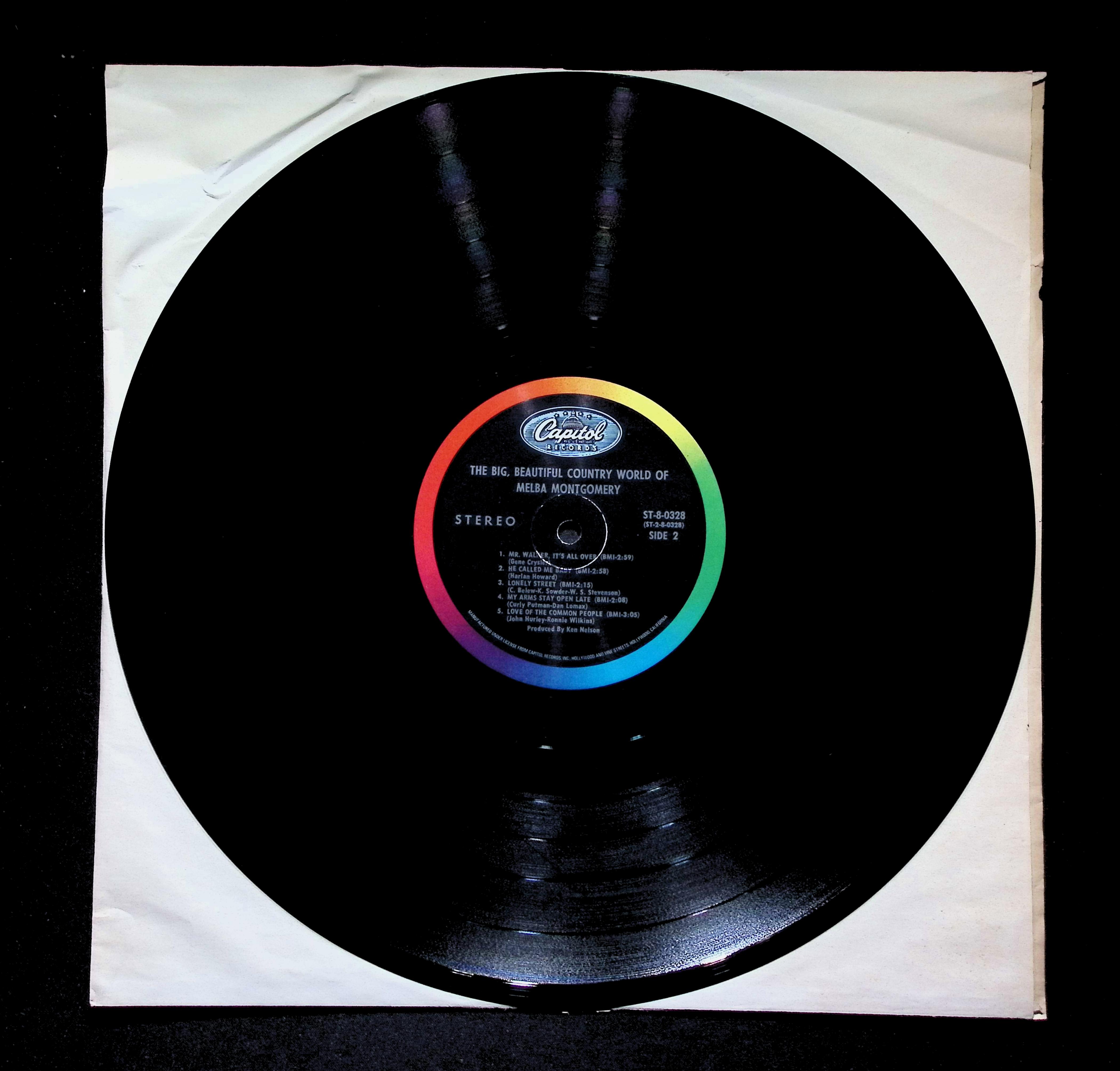 Melba Montgomery The Big, Wonderful Country World LP 1969 ST-8-0328 Folk — image 4