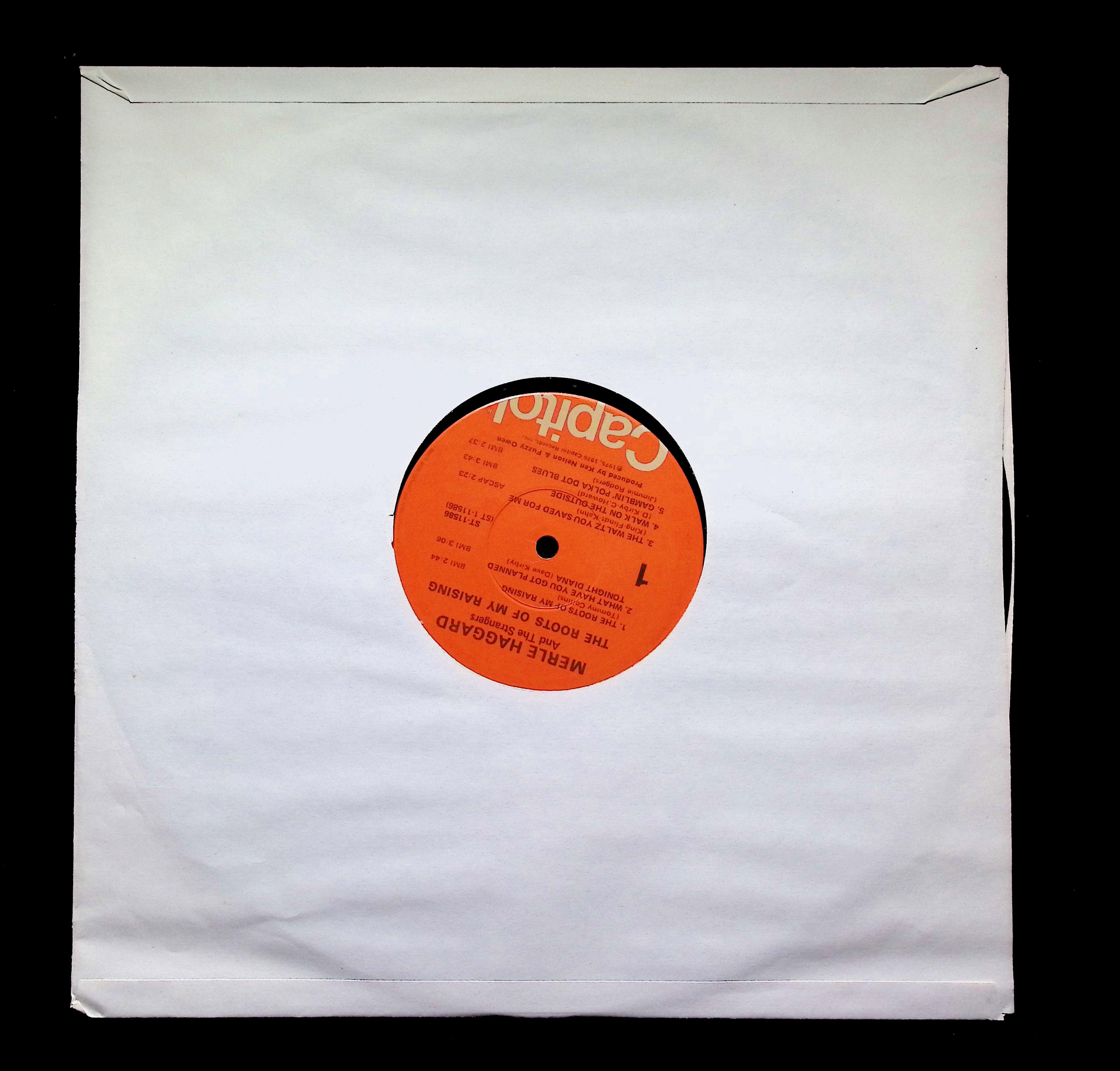 Merle Haggard The Roots Of My Raising LP 1976 ST-11586 Folk, World — image 3