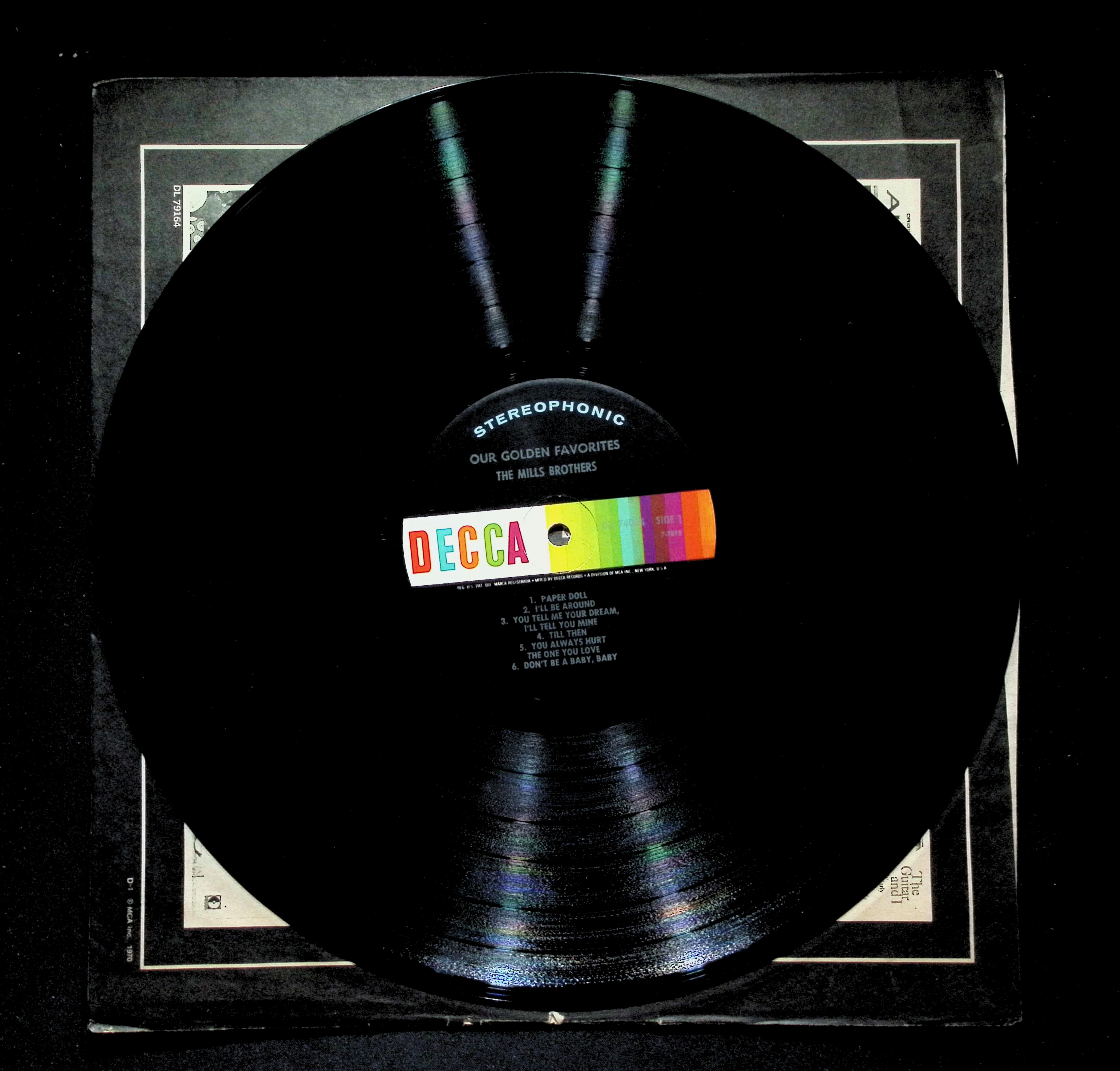 The Mills Brothers Our Golden Favorites LP DL 74084 Jazz — image 5